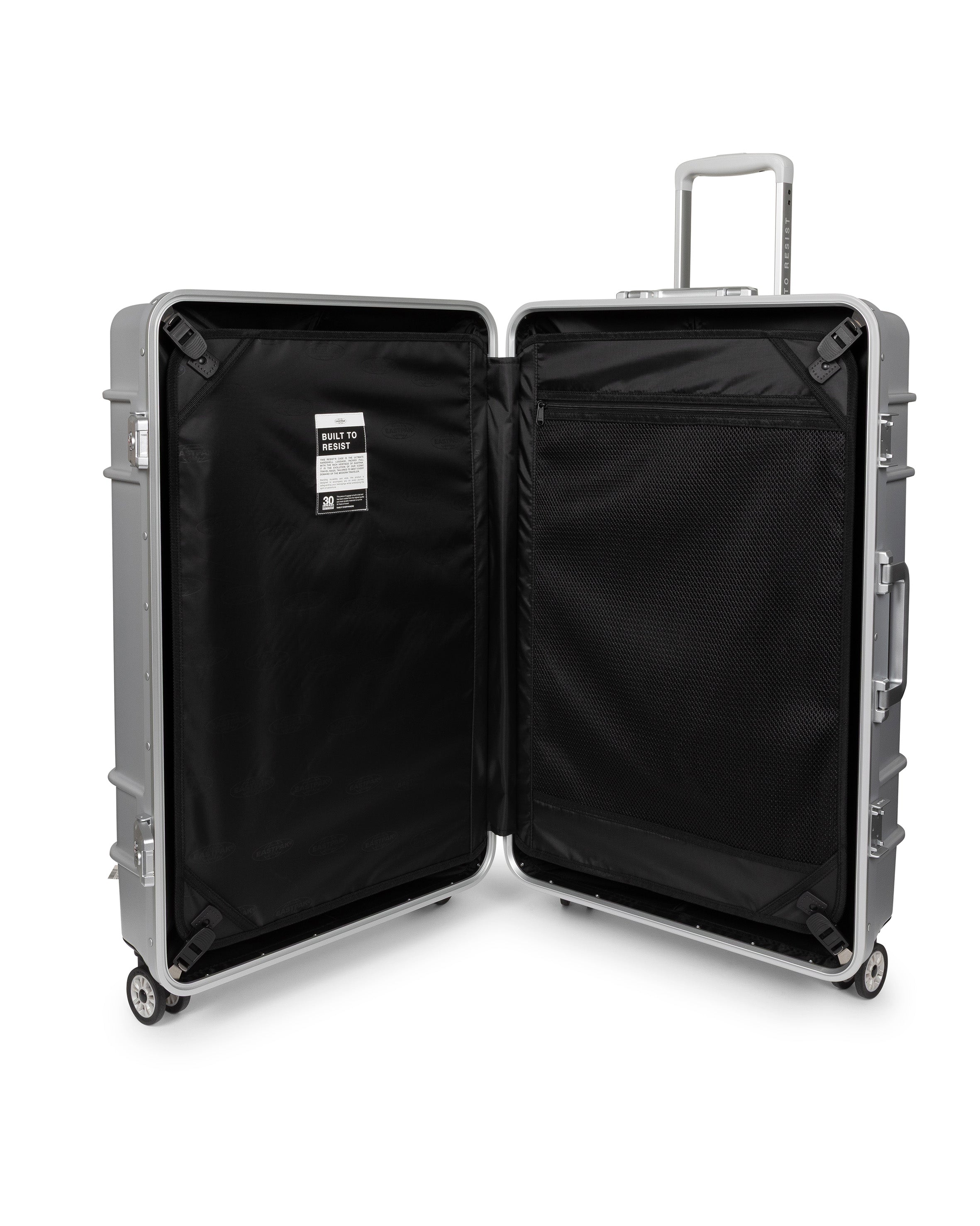 eastpak-resist-r-case-l-valise-rigide-grand-metal-silver-4-roues-tsa image 2
