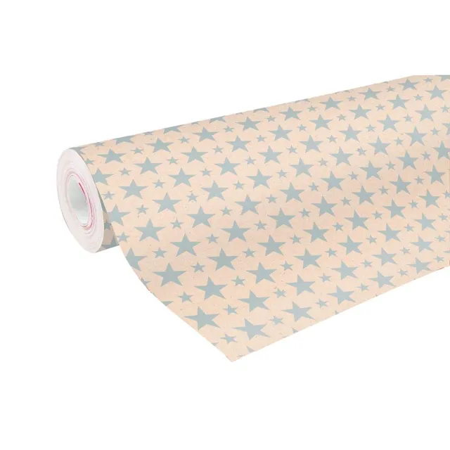 clairefontaine-tulip-paper-223801c-papier-cadeau-toiles-argent-50m image 1