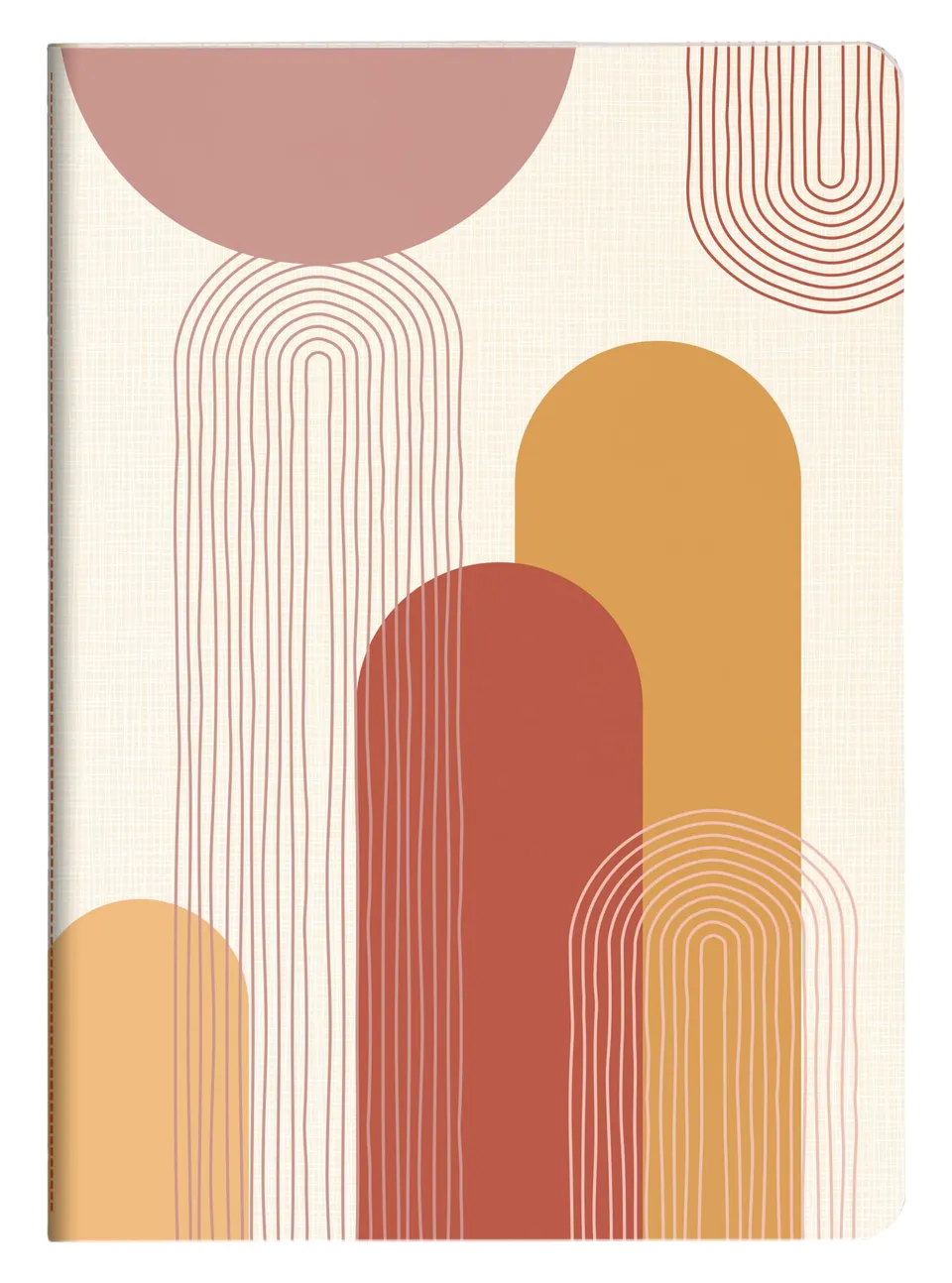 clairefontaine-terracotta-carnet-cousu-a5-lign-64-pages-90g image 1