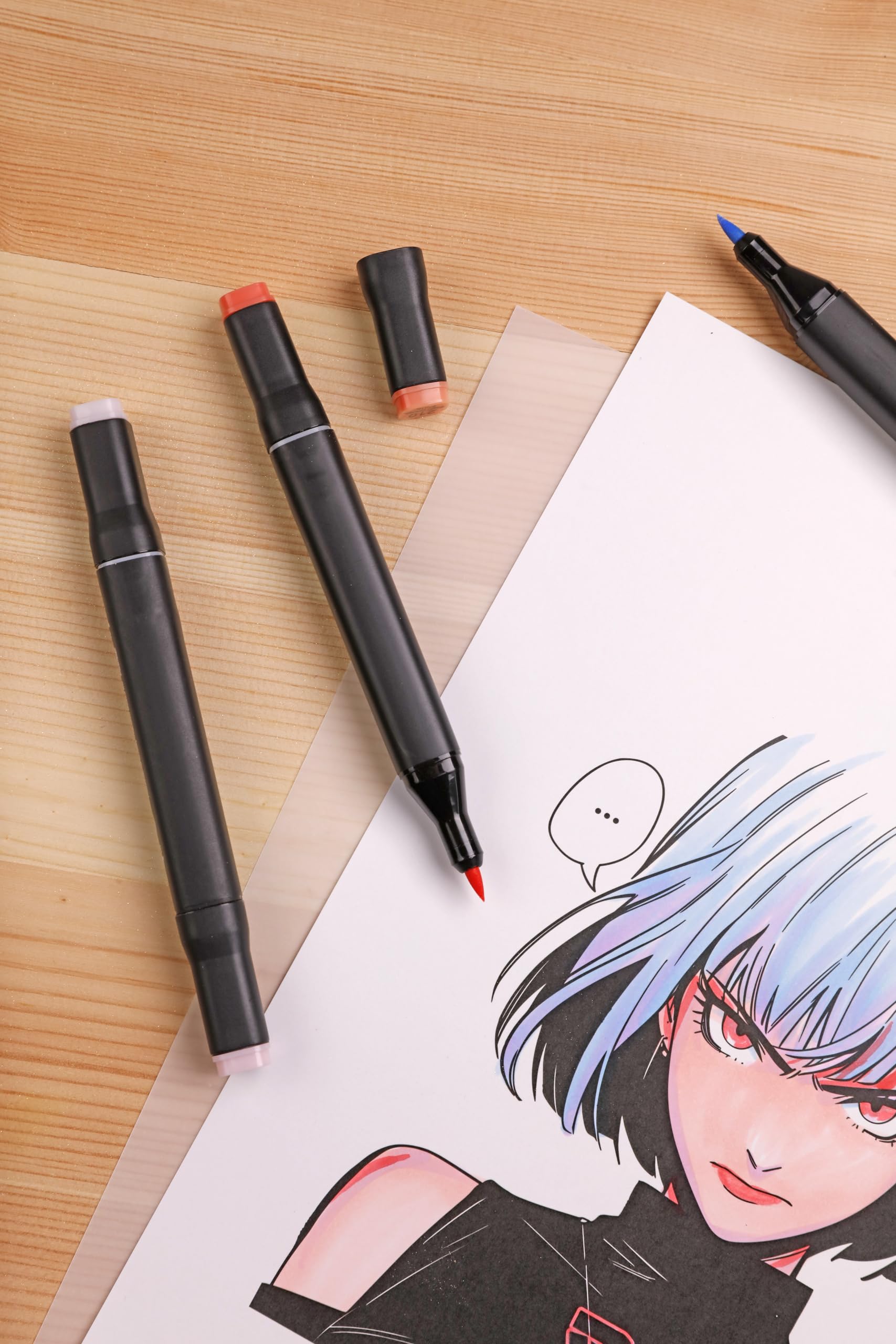 clairefontaine-painton-bloc-manga-a4-21x29-7cm-250g-20-feuilles-lisse image 3