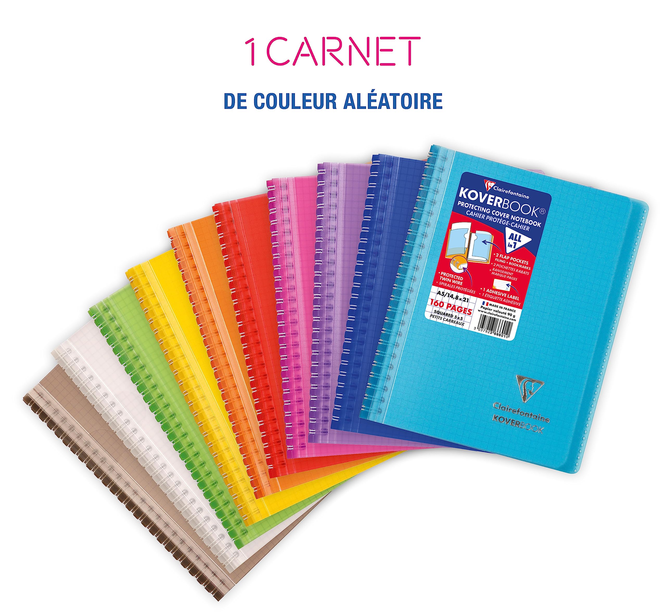 clairefontaine-koverbook-366601c-carnet-a5-petits-carreaux-160p image 2