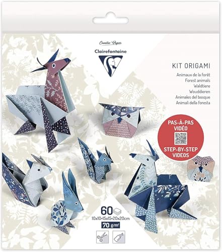 clairefontaine-tulip-kit-origami-60-feuilles-animaux image 6