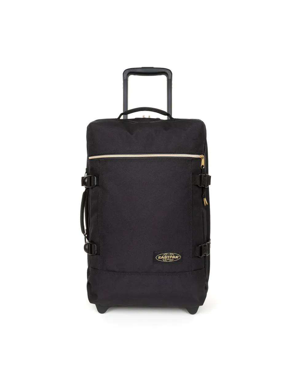 eastpak-tranverz-s-valise-cabine-gold-black-petit image 1