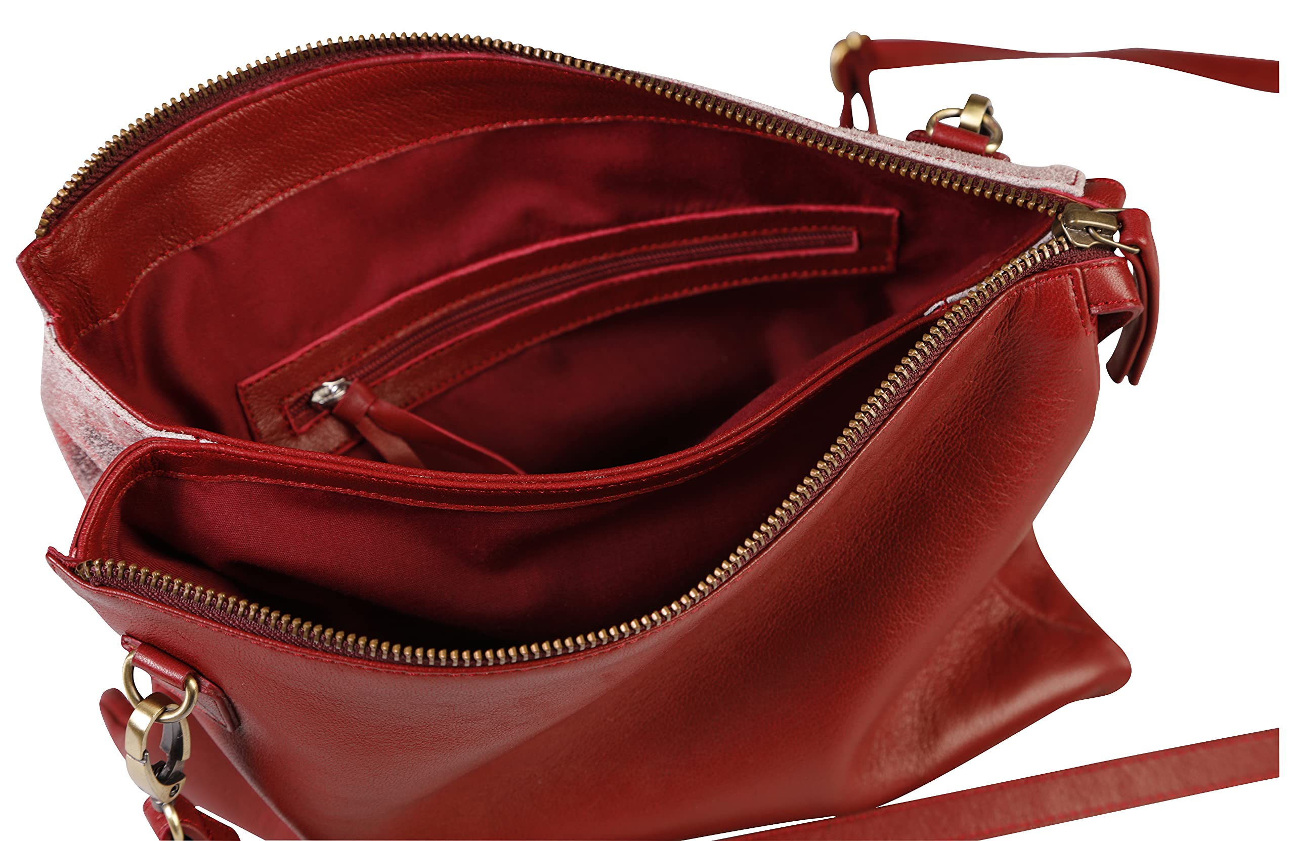 clairefontaine-age-bag-410076c-sac-cuir-rouge-27-cm-agneau image 6