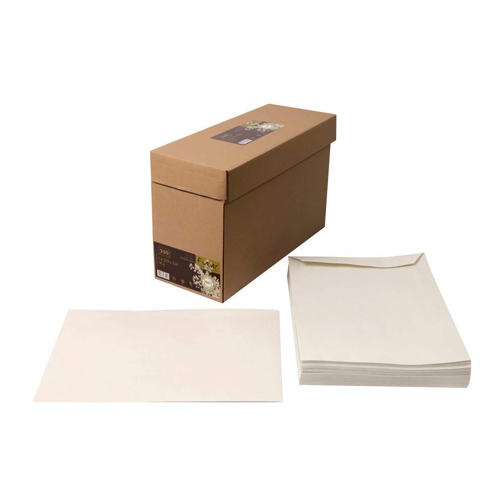 clairefontaine-forever-68050c-pochettes-kraft-c4-recycl-x250 image 1