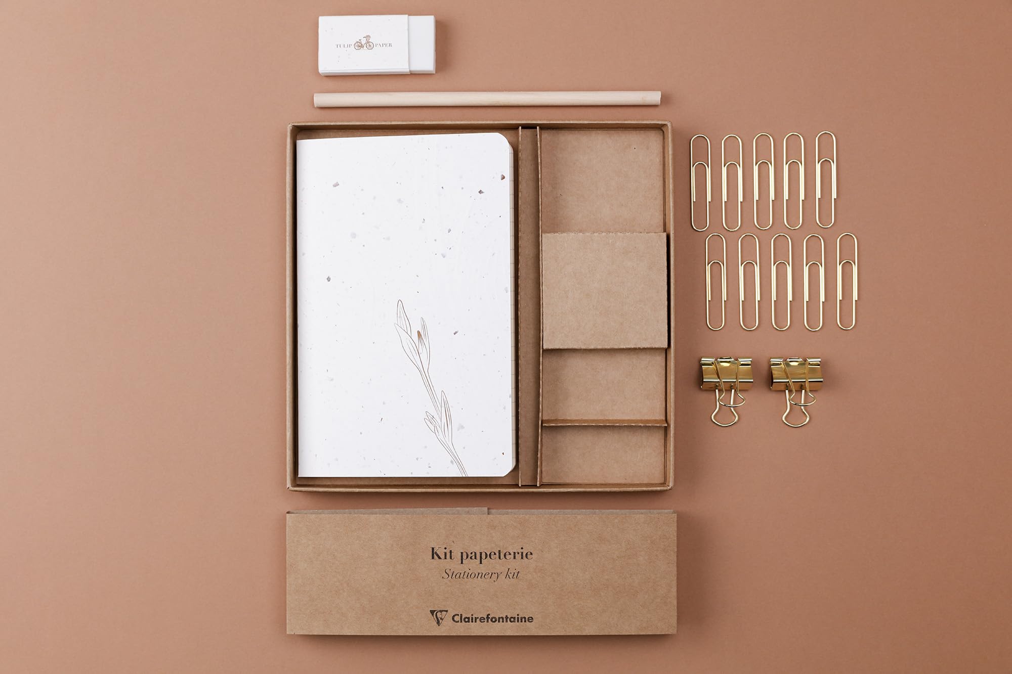 clairefontaine-tulip-paper-813074c-kit-papeterie-carnet-11x17-lign image 2