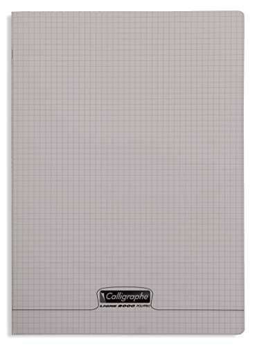 clairefontaine-calligraphe-cahier-a4-96p-petits-carreaux-gris image 5