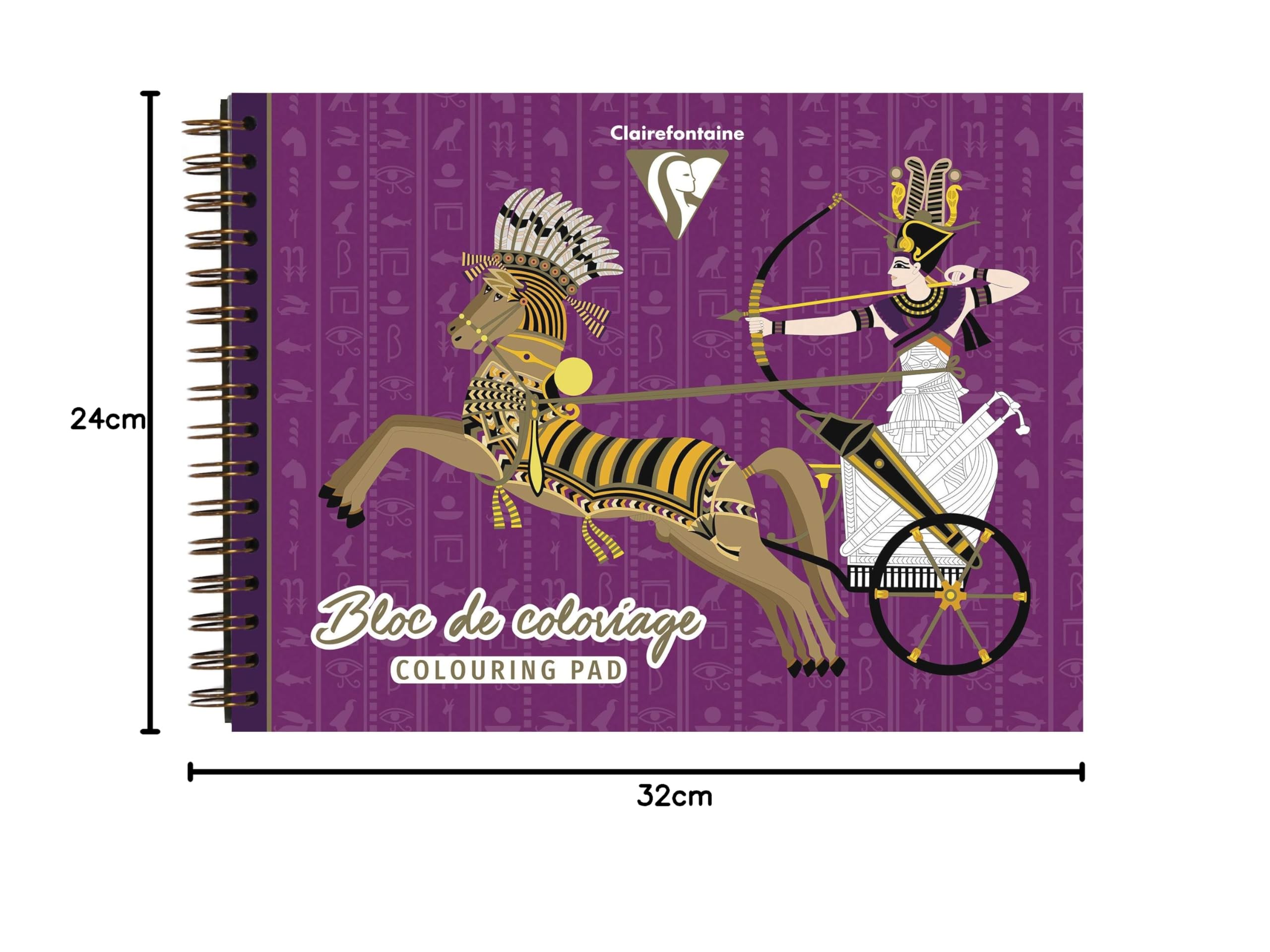 clairefontaine-painton-96188c-bloc-coloriage-gypte-32x24-20-feuilles image 5
