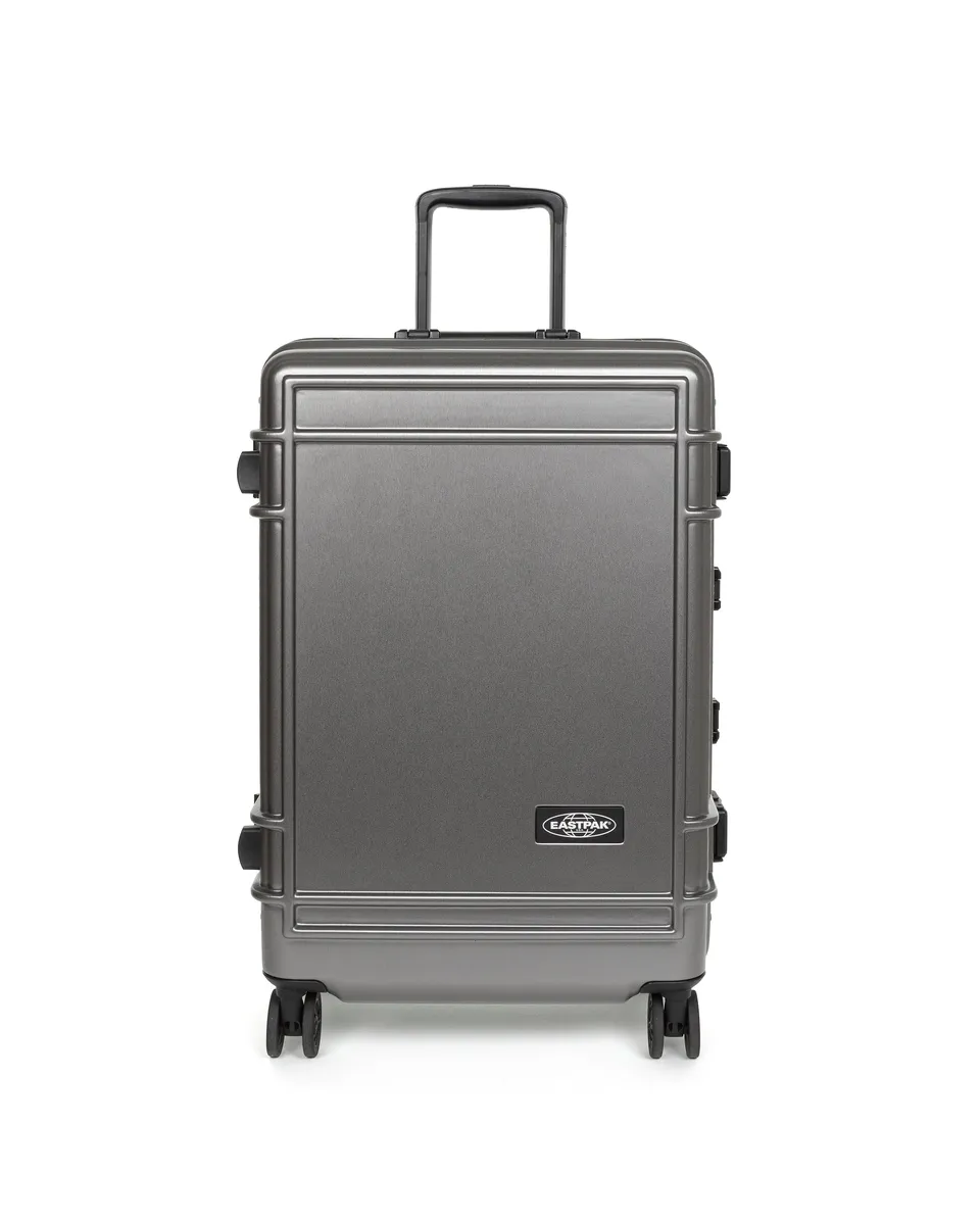 eastpak-resist-r-case-m-valise-rigide-brushed-metal-moyen-tsa image 1