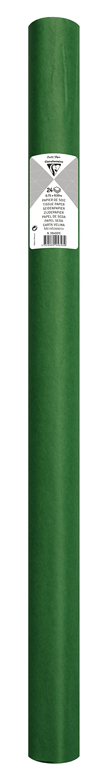 clairefontaine-tulip-paper-soie-vert-pr-50x75-24-feuilles image 2
