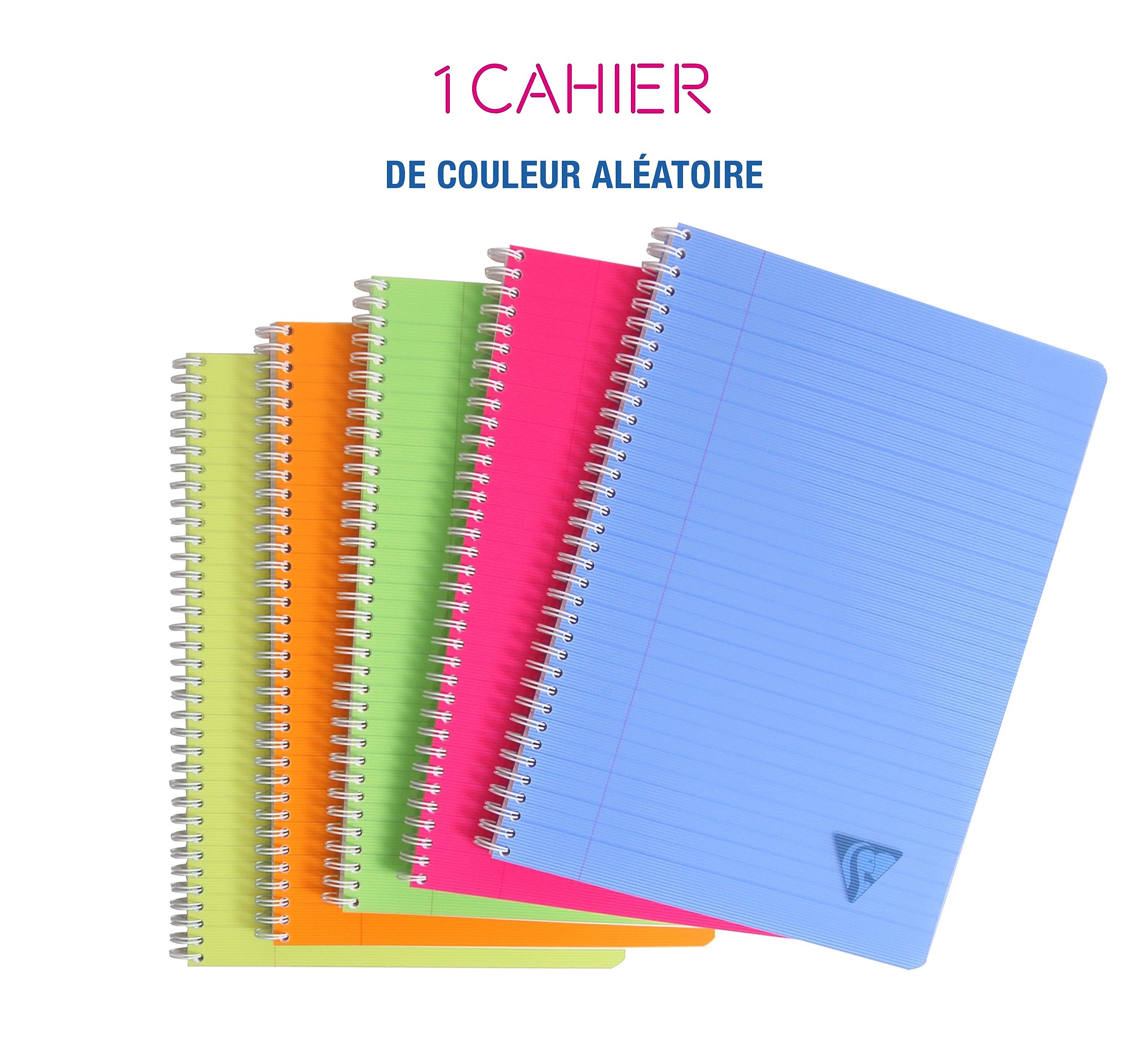 clairefontaine-linicolor-cahier-spirale-a4-100p-lign-marge-90g image 2