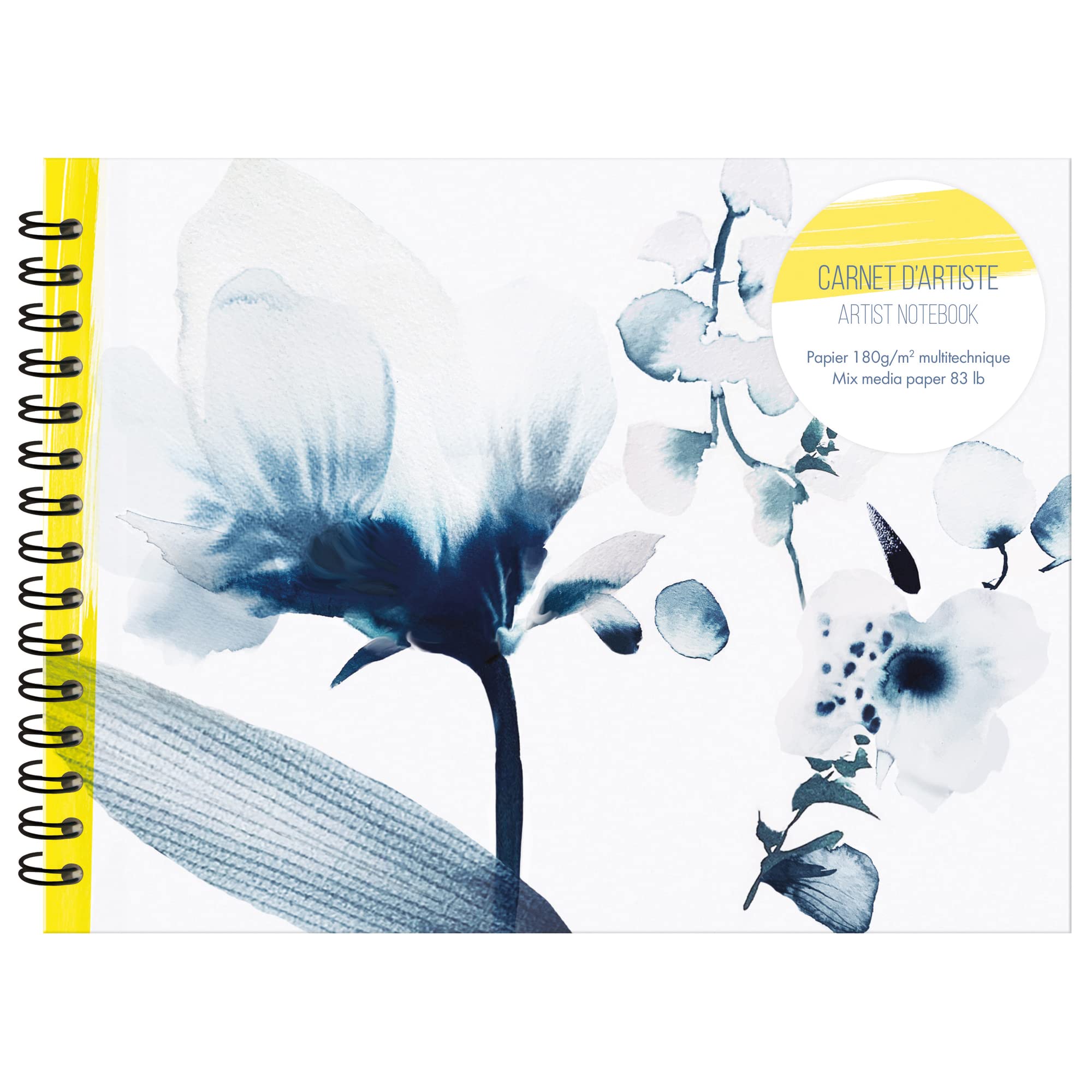 clairefontaine-moulin-rouge-carnet-dessin-a5-paysage-21x14-8cm-180g image 4