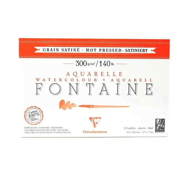 clairefontaine-painton-fontaine-bloc-aquarelle-12x18-cm-300g-satin image 1