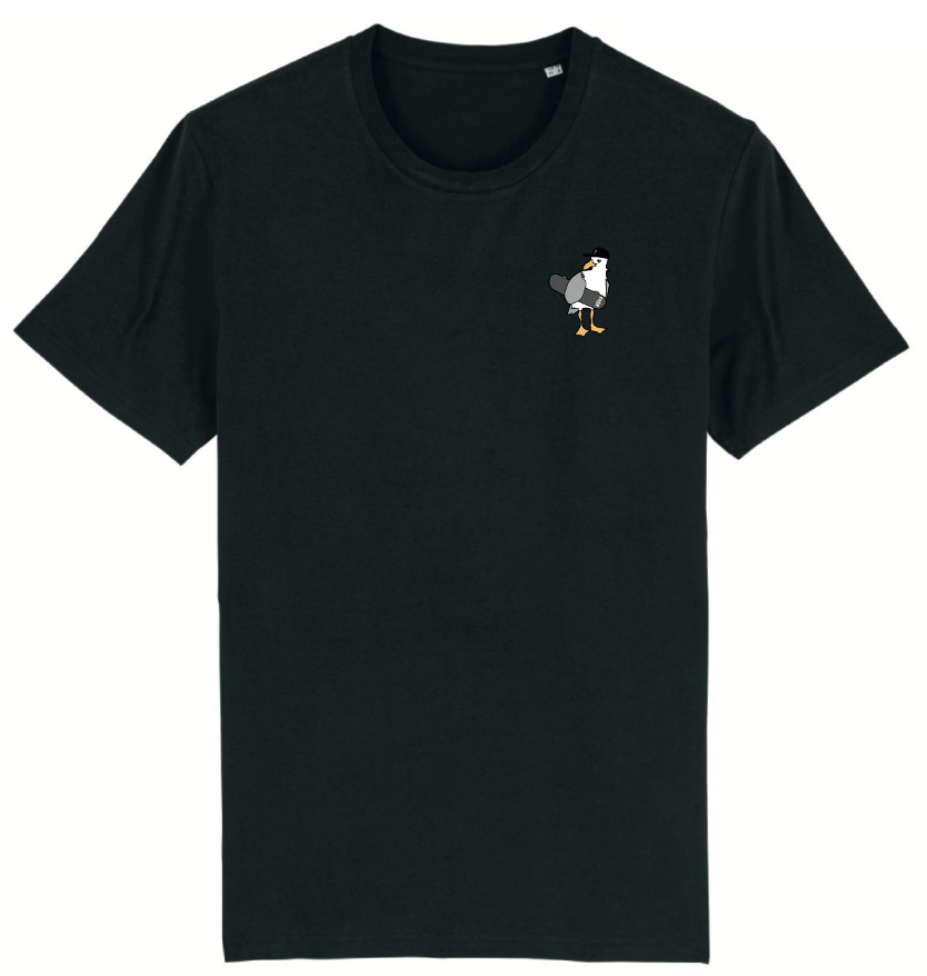 fise-seagull-t-shirt-noir-manches-mont-es image 2