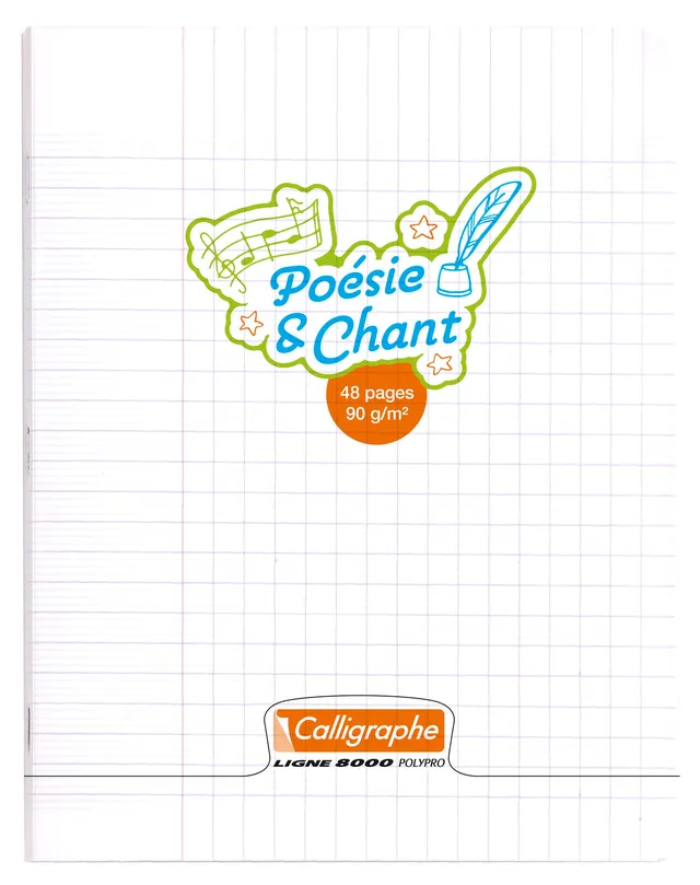 clairefontaine-calligraphe-18120c-cahier-poesie-17x22-48p-90g image 1