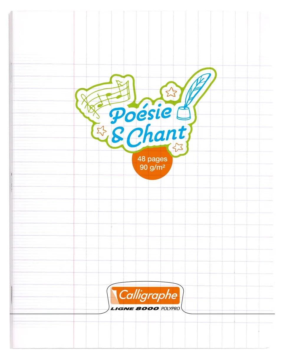 clairefontaine-calligraphe-18120c-cahier-poesie-17x22-48p-90g image 1