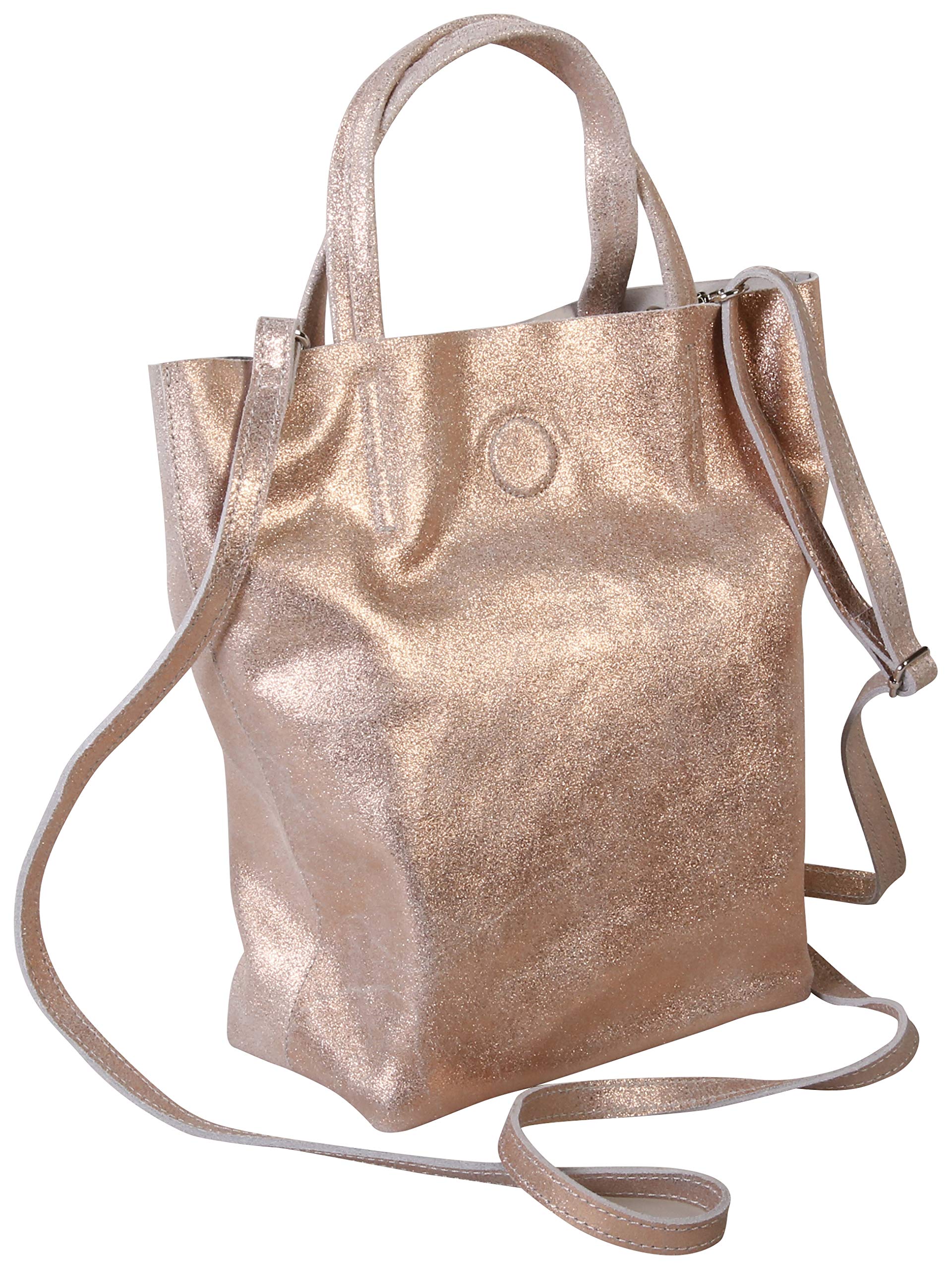 clairefontaine-age-bag-400053c-sac-seau-cuir-agneau-or image 5