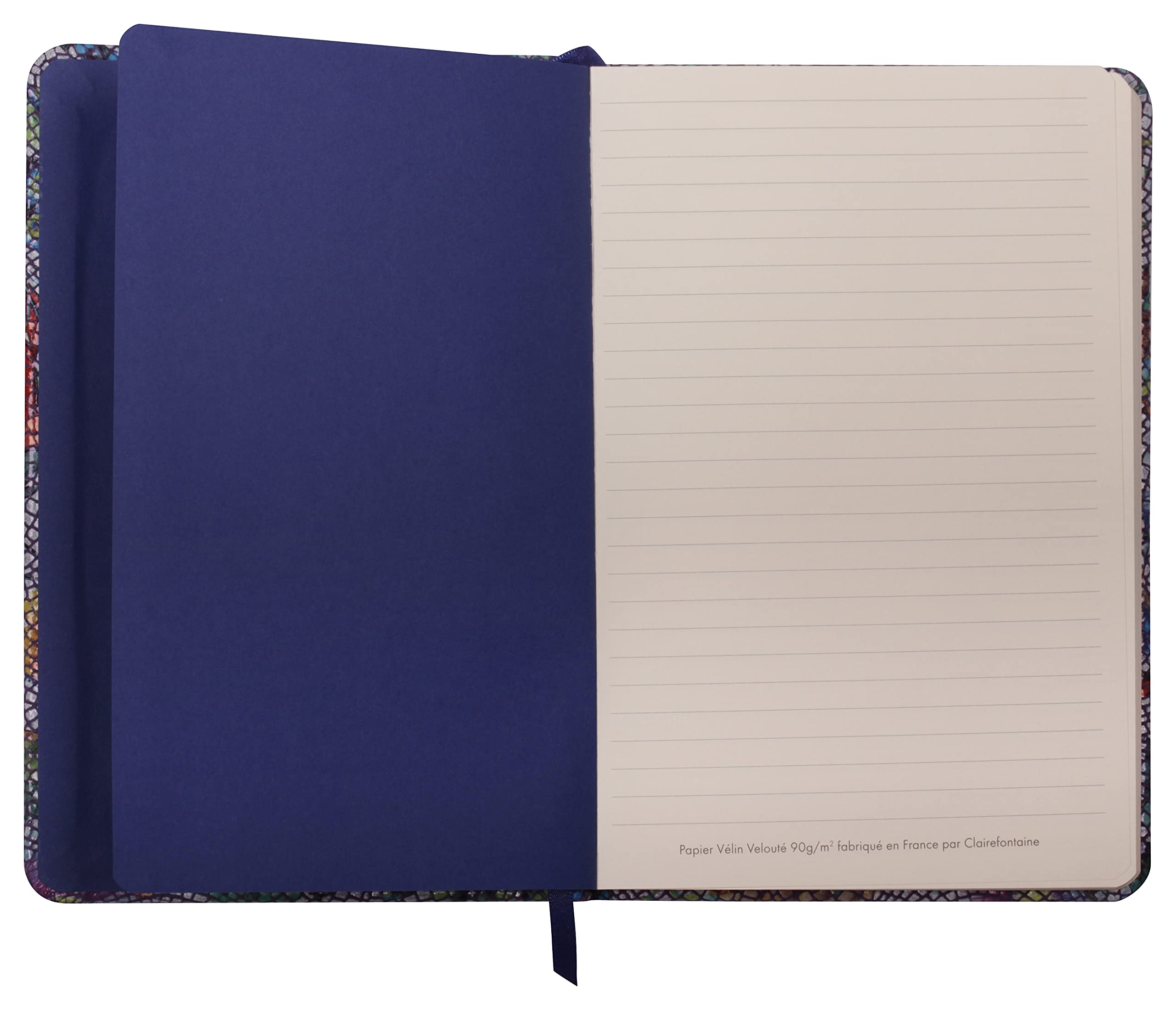 clairefontaine-age-bag-400124c-carnet-cuir-a5-fleurs-multicolores image 2
