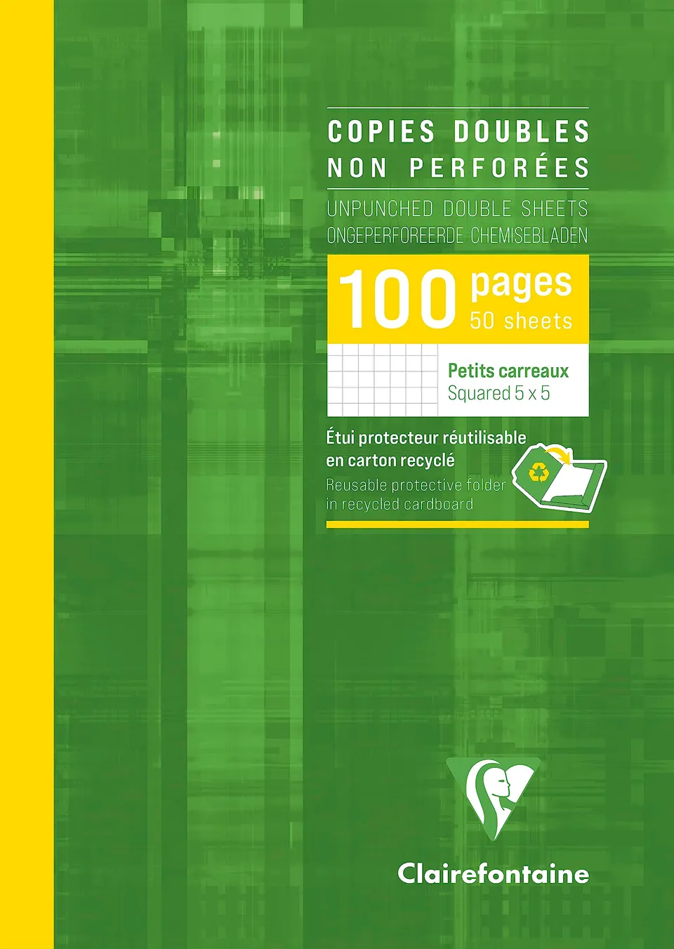 clairefontaine-back-to-basics-5752c-copies-doubles-a4-petits-carreaux image 1