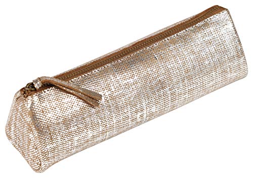 clairefontaine-age-bag-410044c-trousse-cuir-argent-22-cm image 5