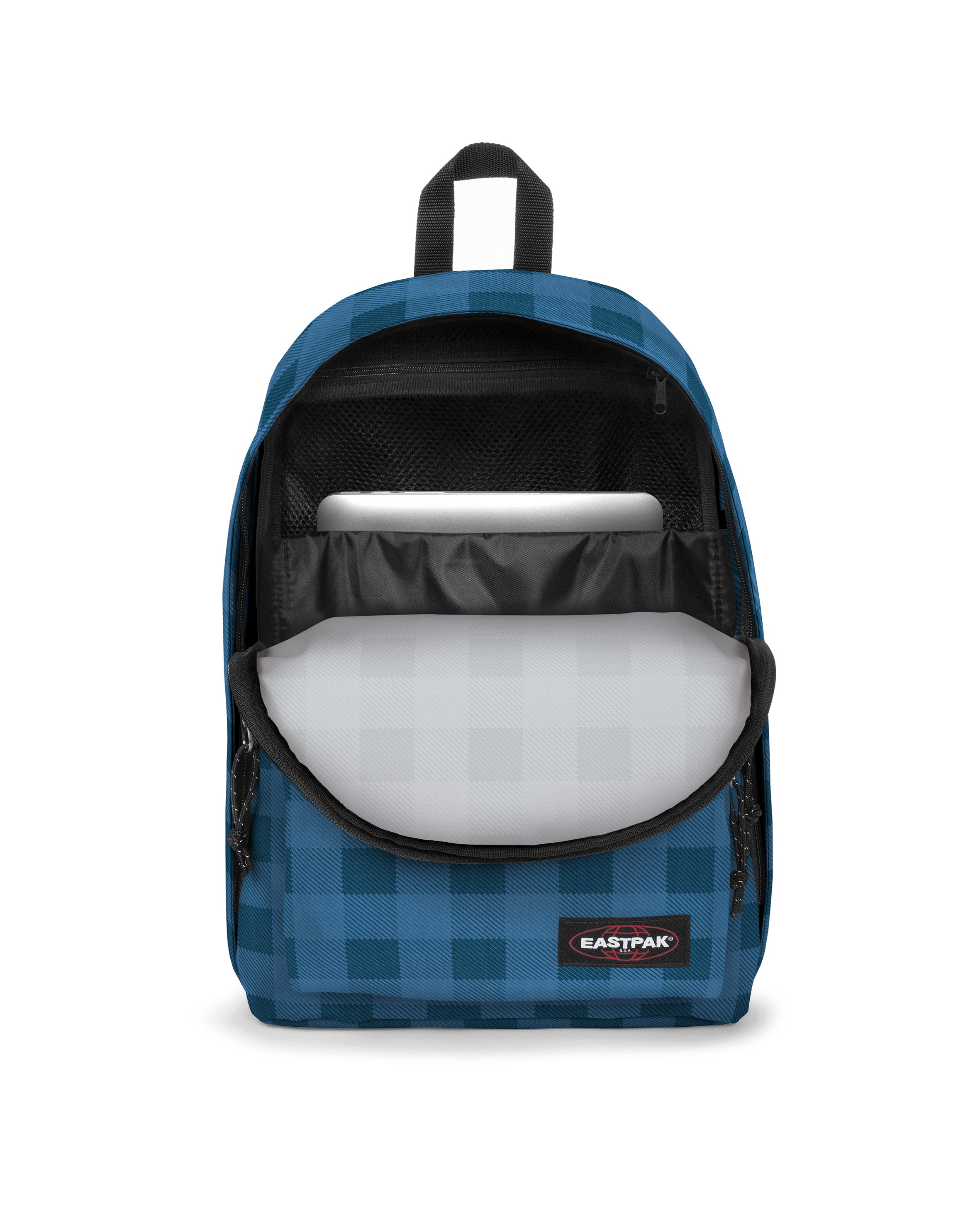 eastpak-out-of-office-sac-dos-checker-blue-m-housse-ordinateur image 3