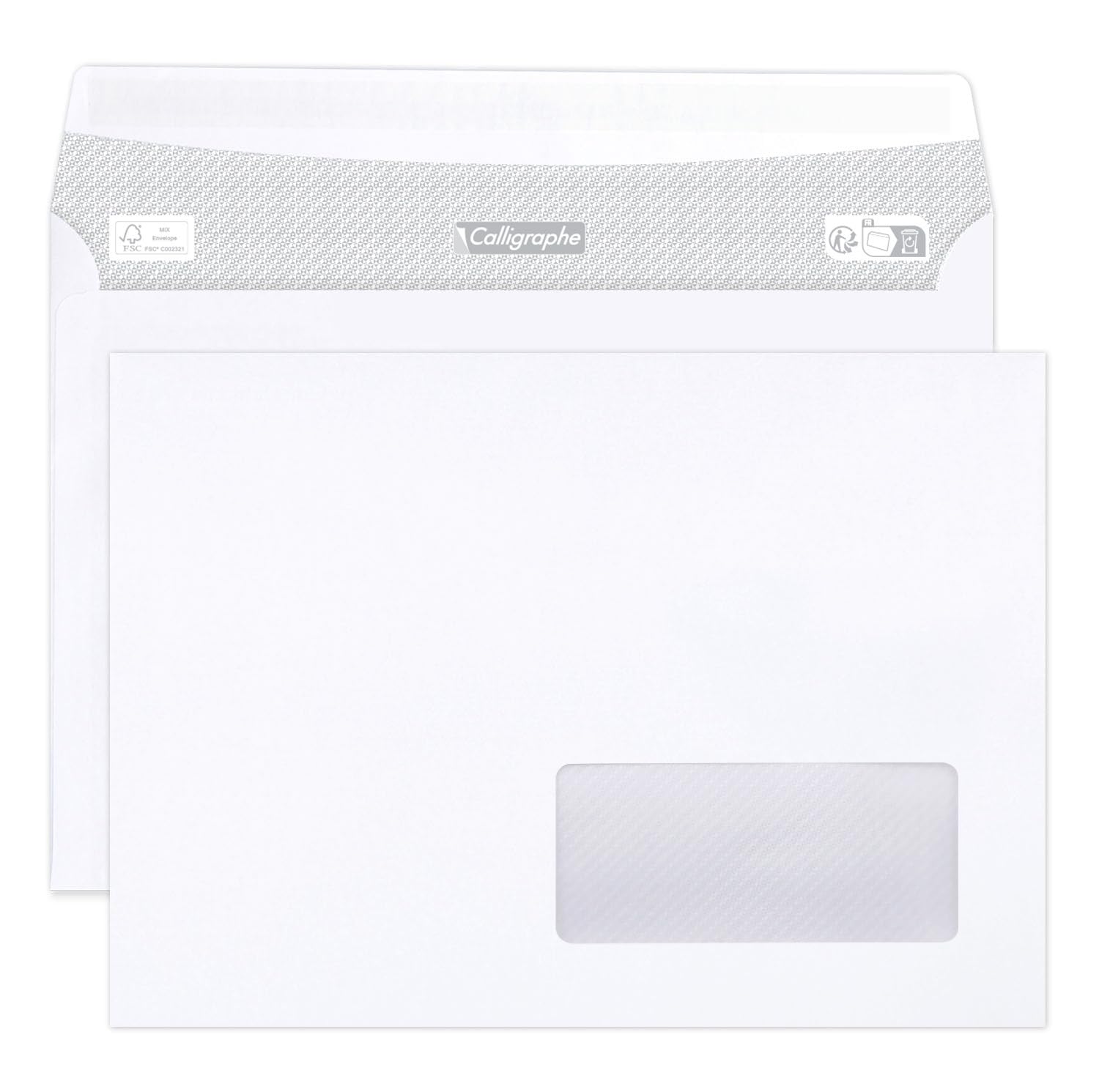 clairefontaine-calligraphe-693c-enveloppes-dl-110x220-fen-tre-35x100-x500 image 7