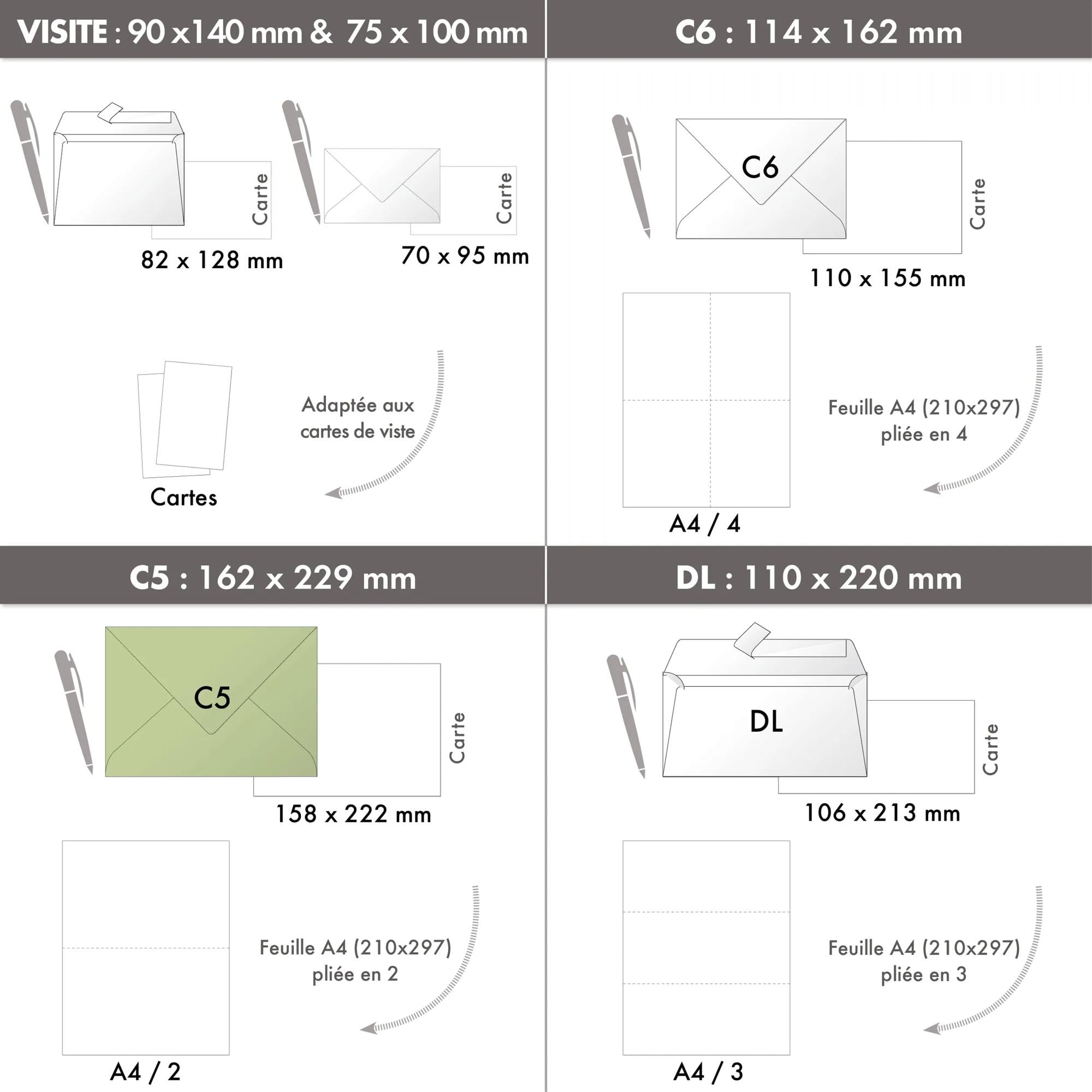 clairefontaine-forever-29002c-enveloppes-kraft-c5-120g-x20 image 4