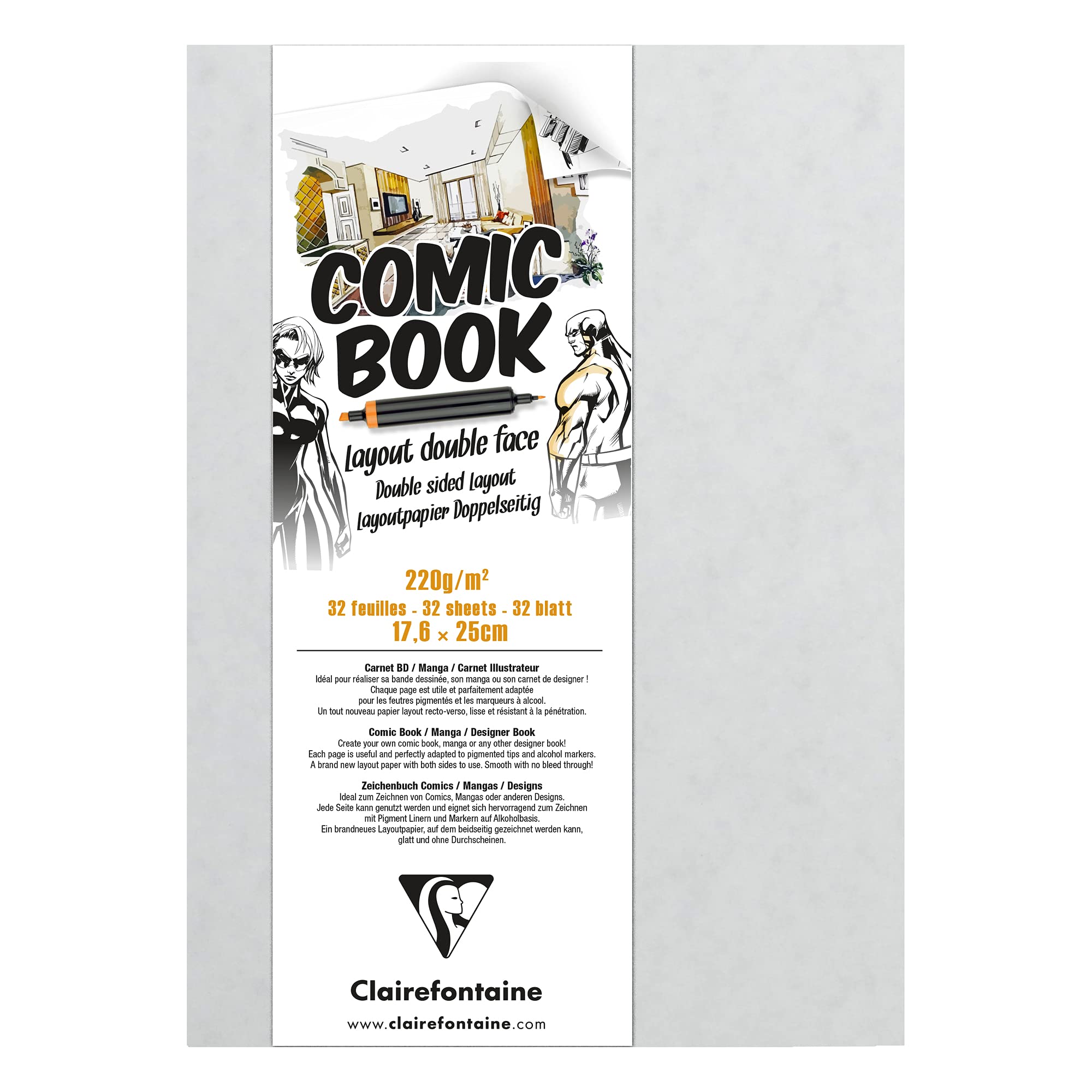 clairefontaine-painton-975198c-carnet-layout-22x22-cm-220g-32-feuilles image 7