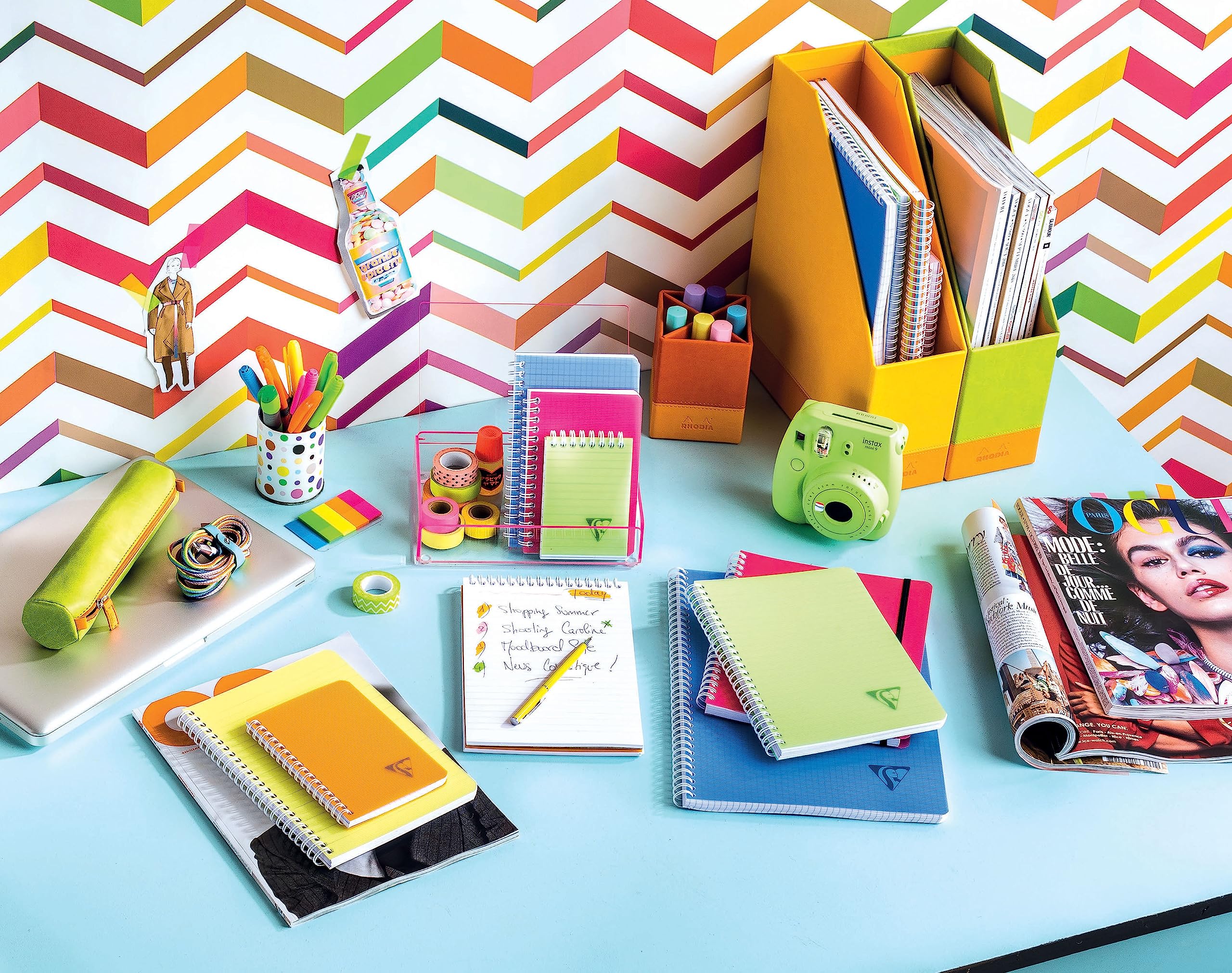 clairefontaine-linicolor-fresh-328636c-bloc-spirale-a4-lign-90g image 4
