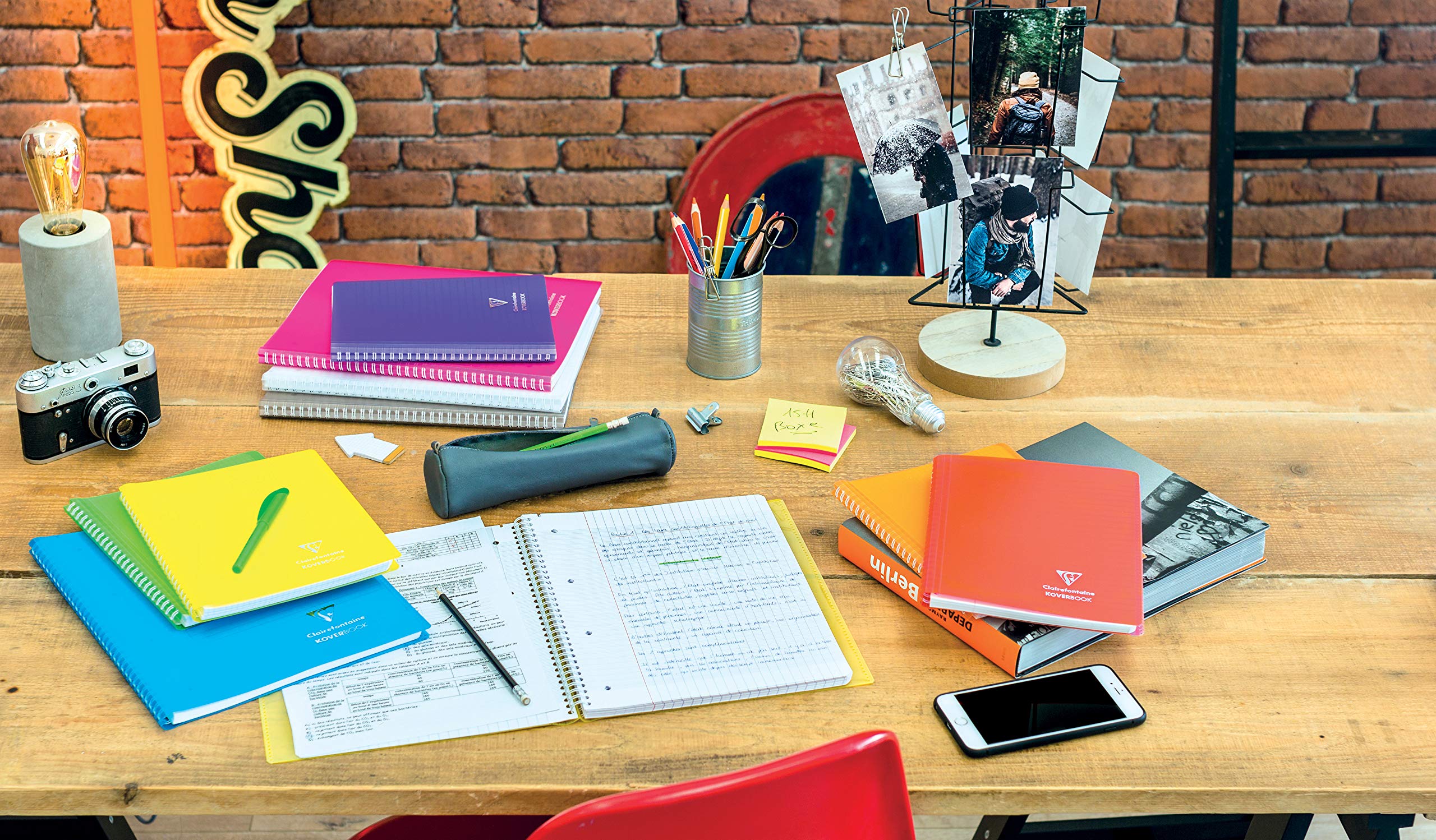 clairefontaine-koverbook-cahier-a4-petits-carreaux-d-tachables image 8