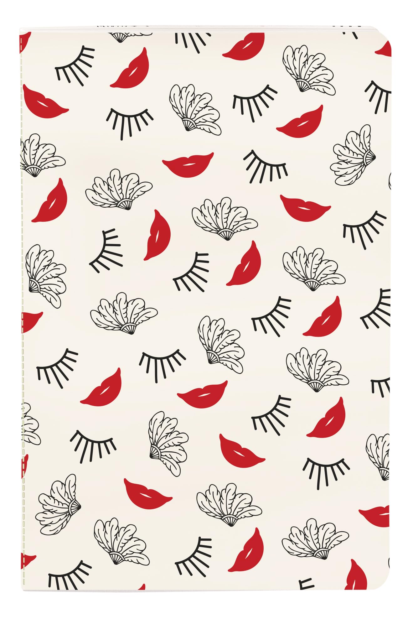 clairefontaine-moulin-rouge-carnet-cousu-11x17-cm-lign-64-pages image 2