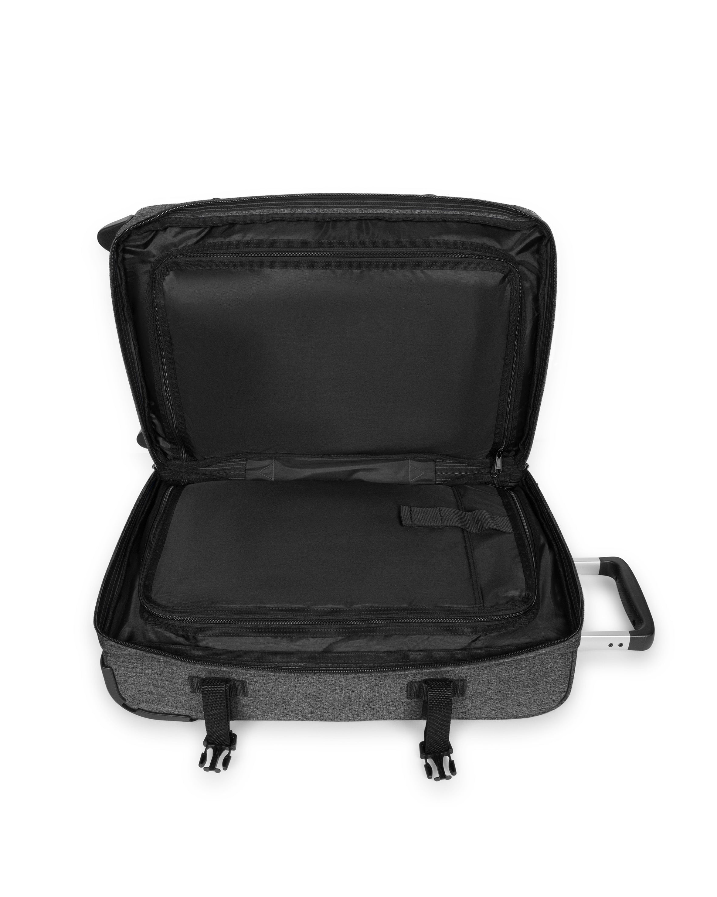 eastpak-transit-r-plus-s-valise-cabine-black-denim-petit-tsa image 3