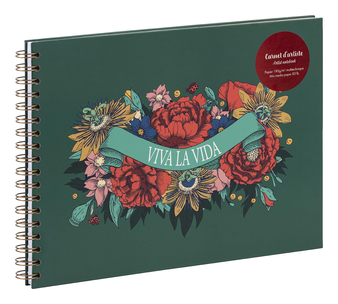 clairefontaine-moulin-rouge-carnet-dessin-a5-paysage-21x14-8cm-180g image 5