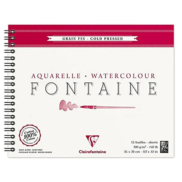 clairefontaine-painton-fontaine-album-aquarelle-24x30-cm-300g-coton image 1
