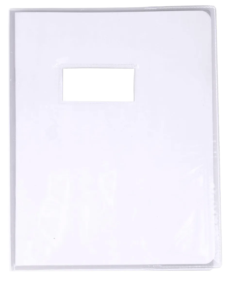 calligraphe-prot-ge-cahier-cristal-incolore-17x22-73001c image 1