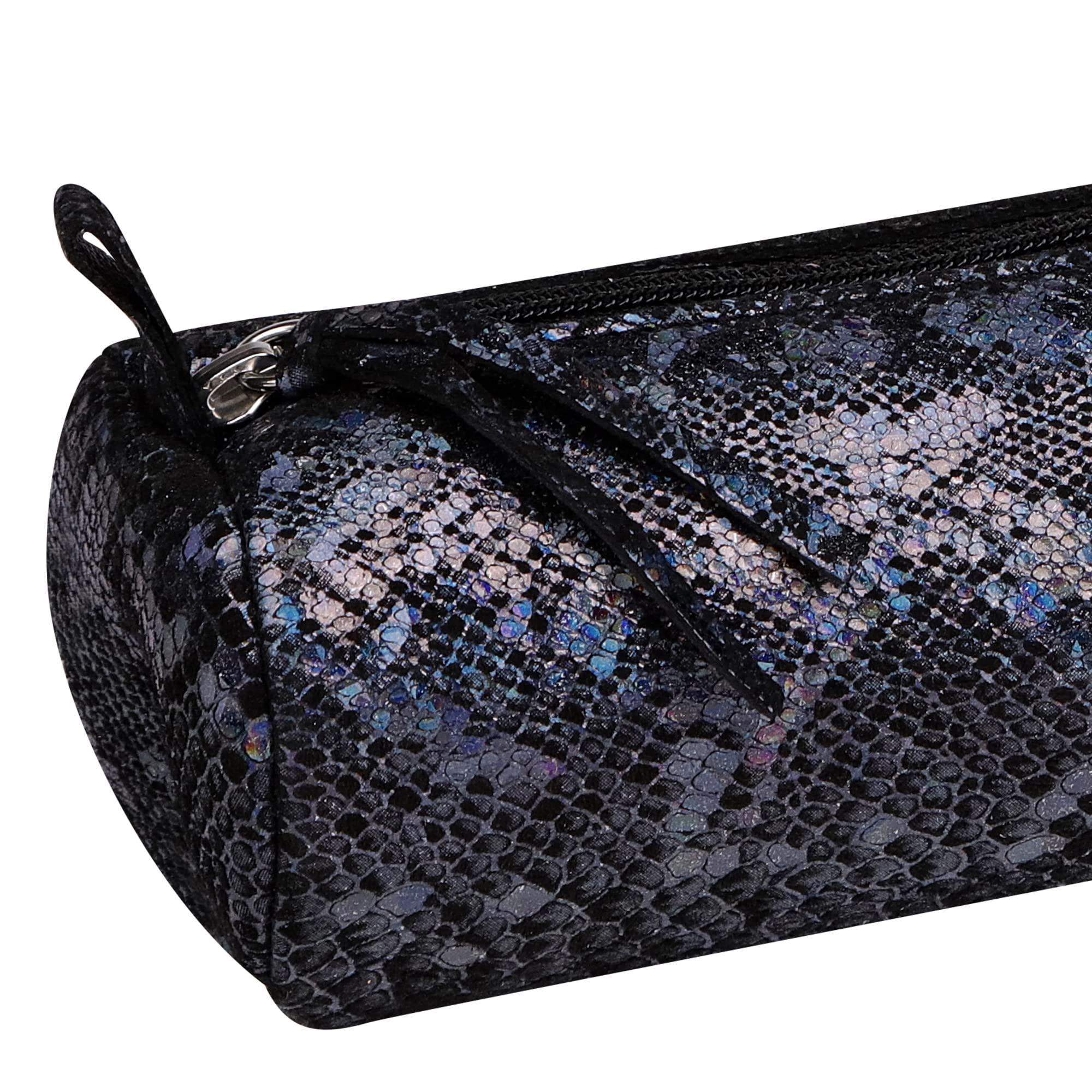 clairefontaine-age-bag-410027c-trousse-ronde-cuir-cailles-noir image 4