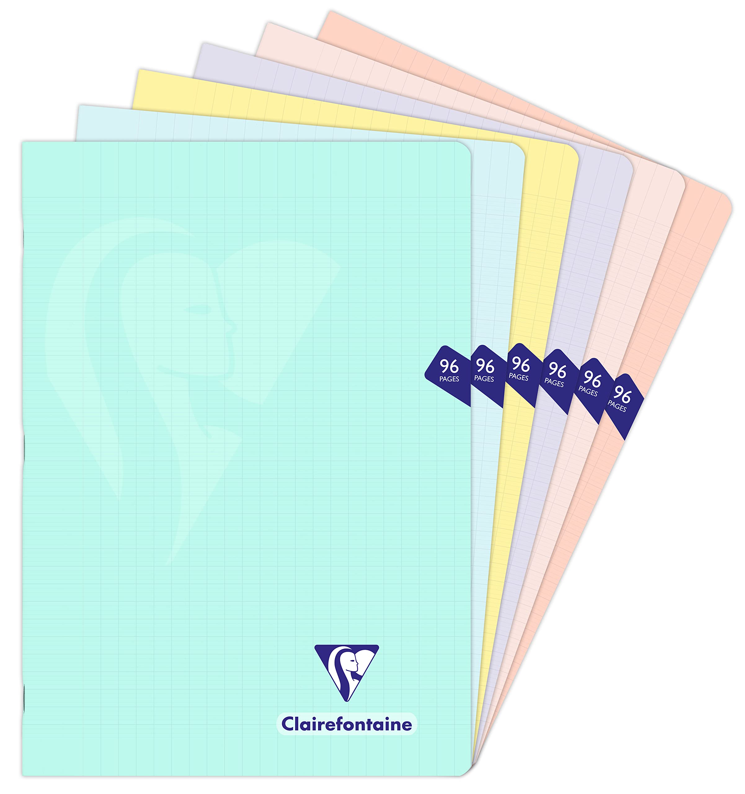 clairefontaine-1951-back-to-basics-cahier-a4-96p-grands-carreaux image 1