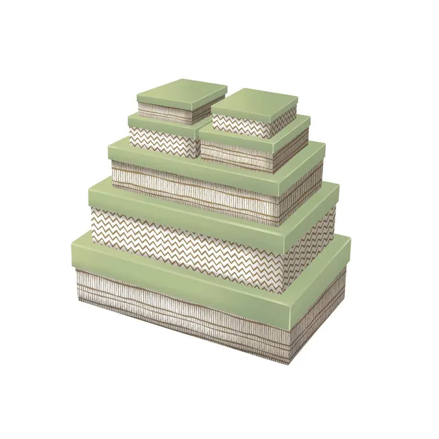 clairefontaine-k-28812-bxc-lot-7-bo-tes-rangement-kraft-losanges image 1