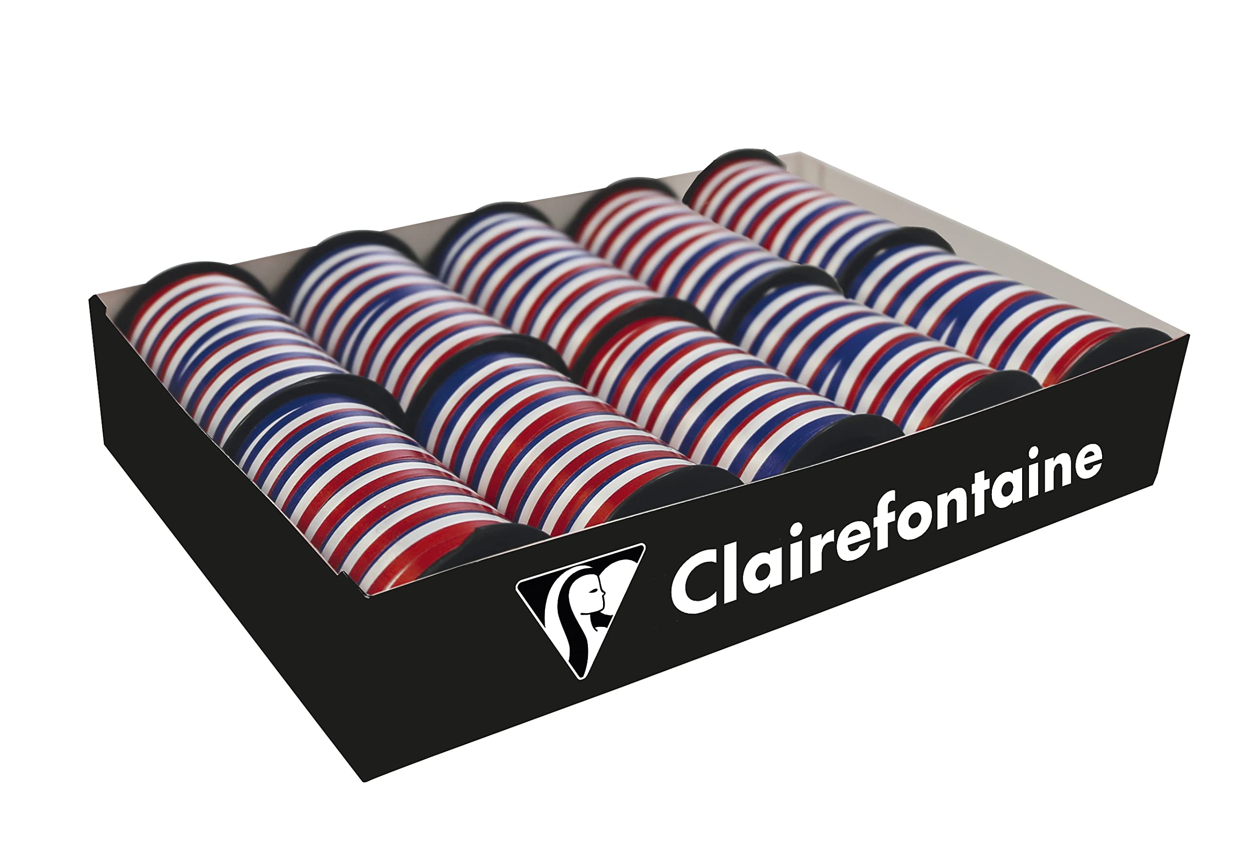 clairefontaine-tulip-612698c-ruban-bolduc-drapeau-fran-ais-10-bobines image 1