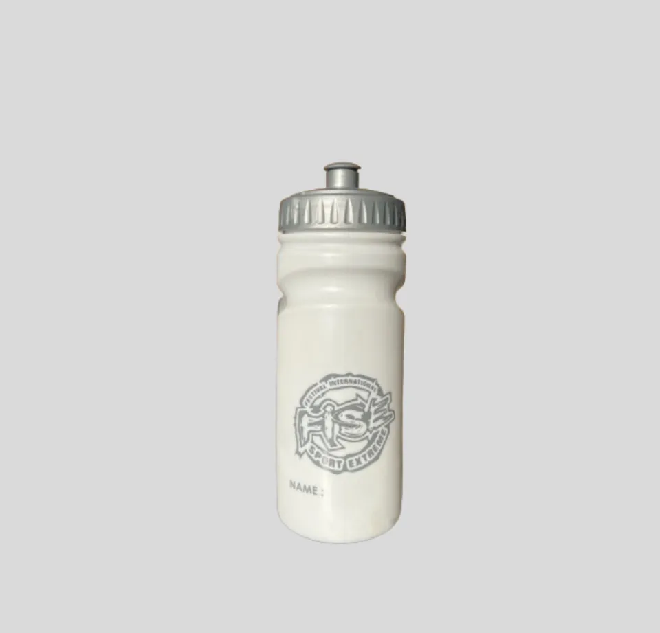 fise-memories-gourde-plastique-corps-blanc-capuchon-gris image 1