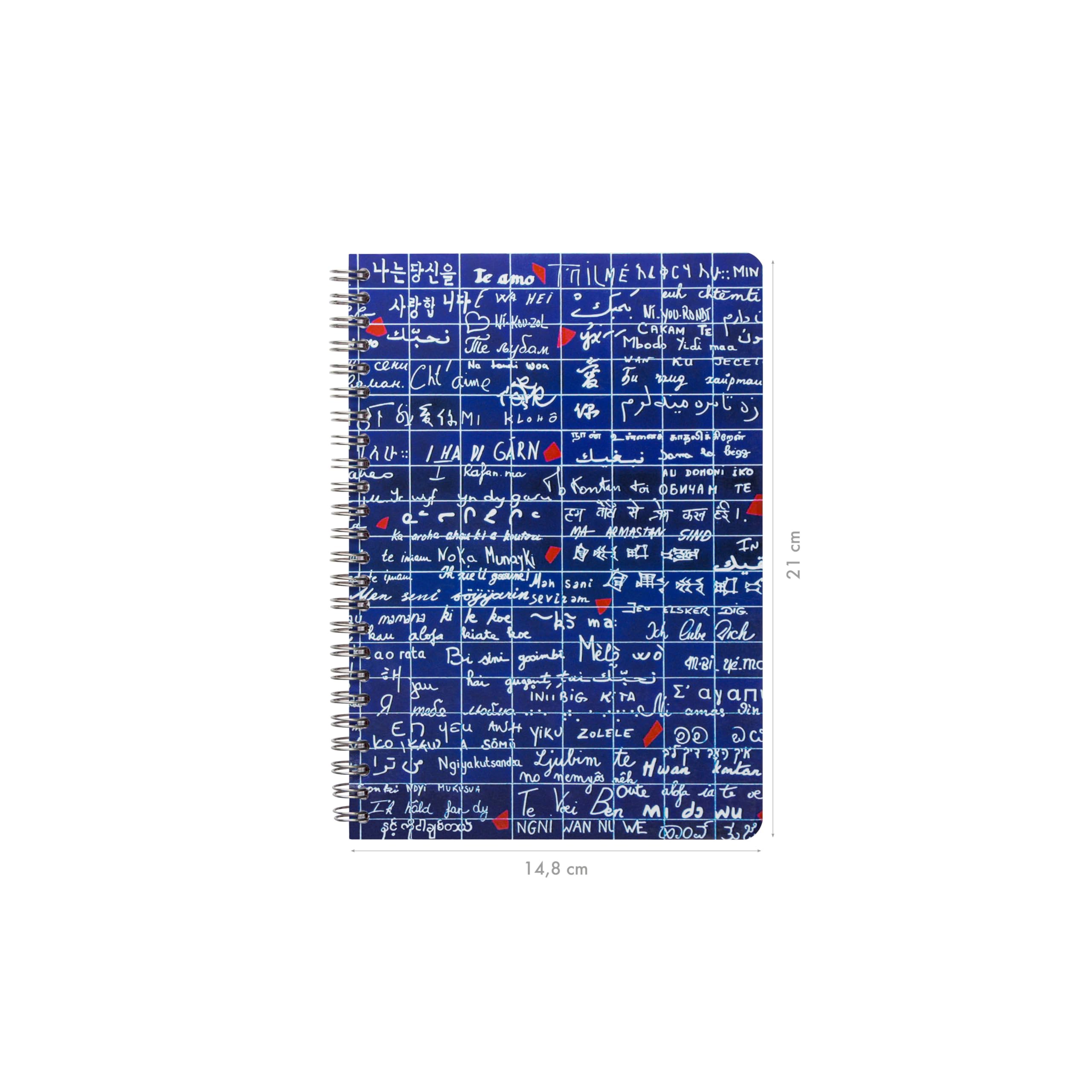 clairefontaine-back-to-basics-carnet-spirale-a5-mur-des-je-t-aime-lign image 2