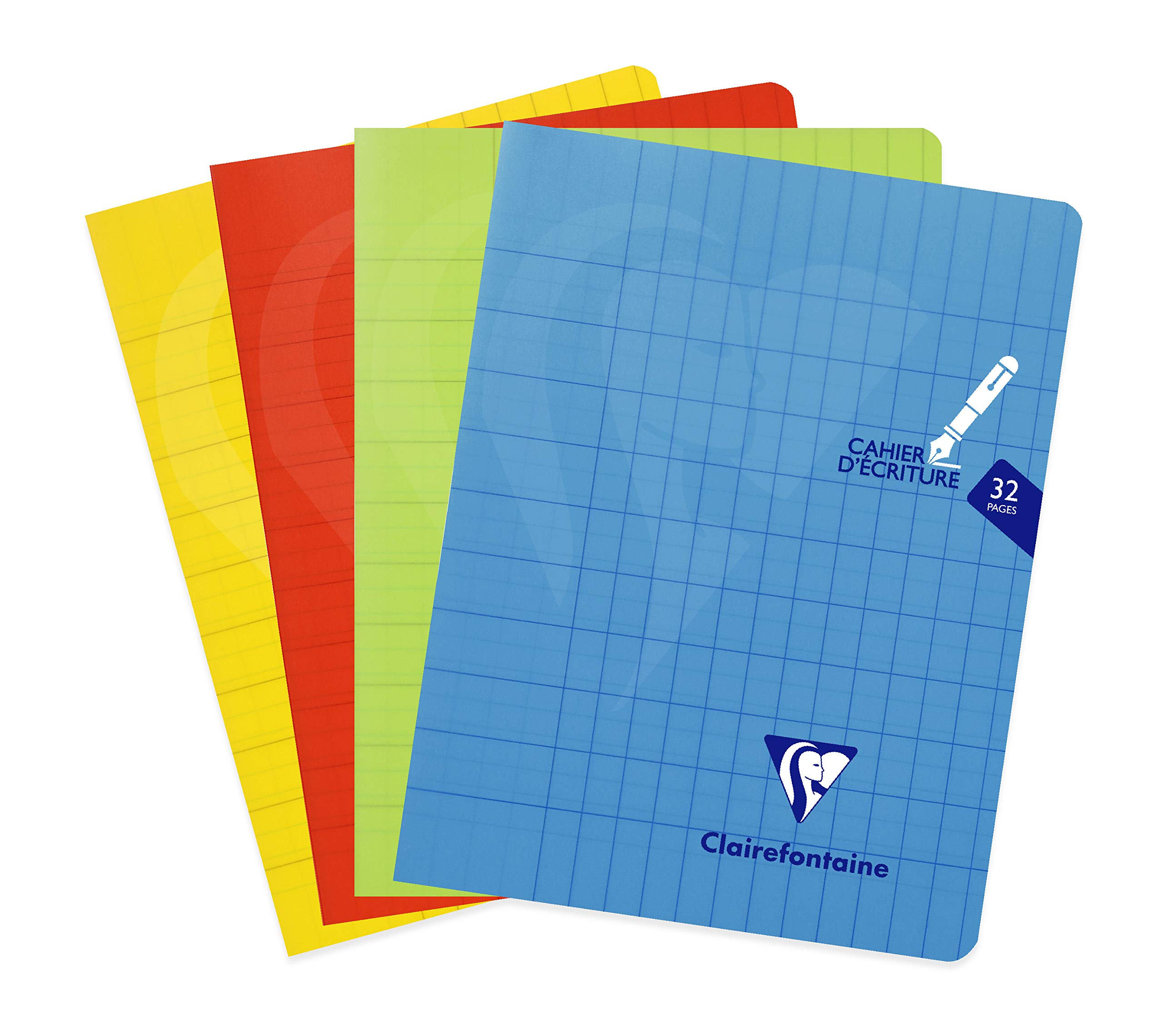 clairefontaine-1951-cahier-17x22-double-ligne-3mm-unit-32-pages image 1