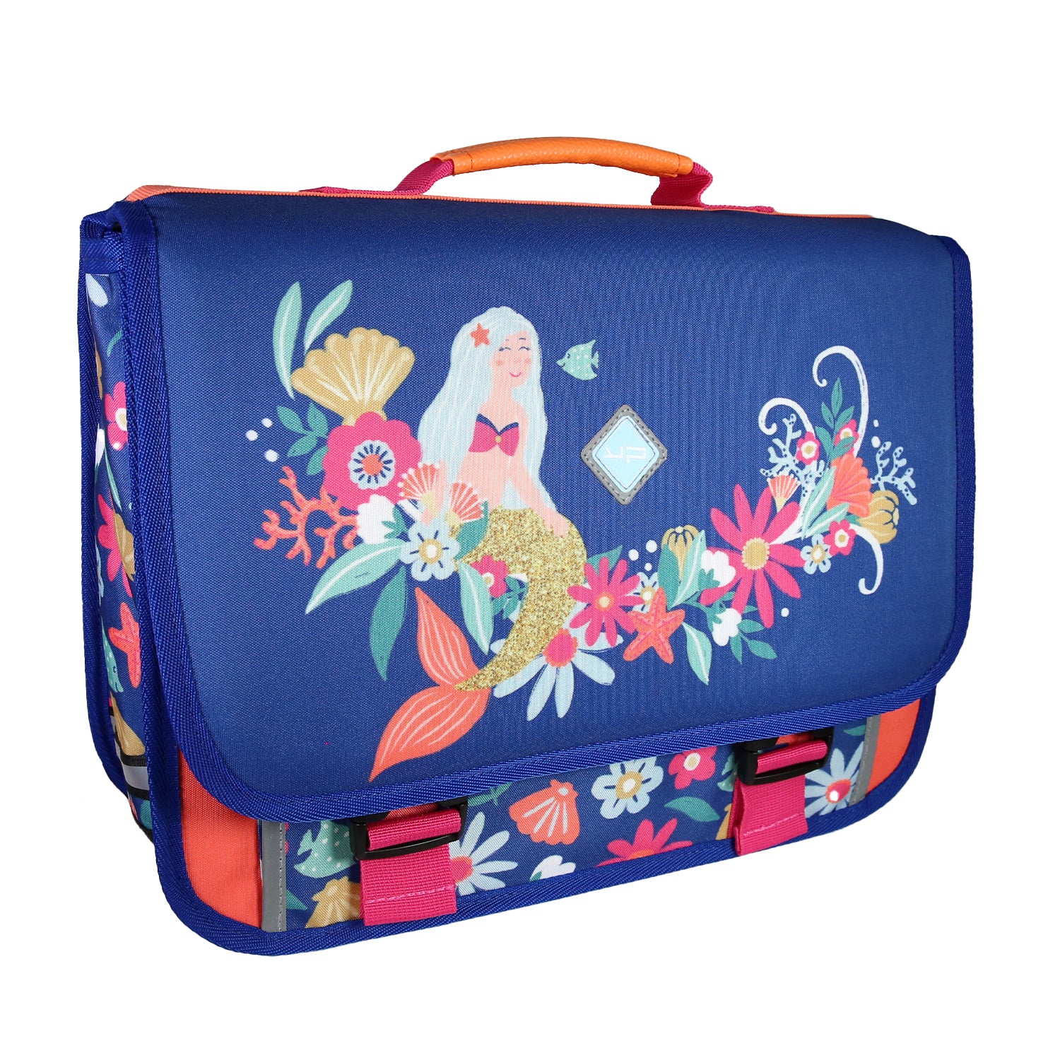 bodypack-sir-ne-cartable-38-cm-2-compartiments-fille-bleu image 3