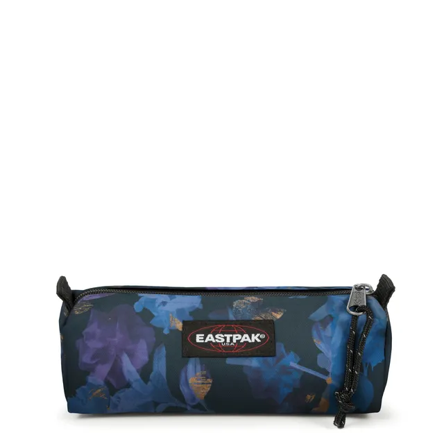eastpak-benchmark-single-trousse-blue-gold-bloom-petit-d-perlant image 1