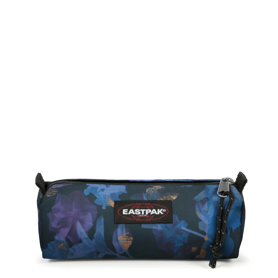 eastpak-benchmark-single-trousse-blue-gold-bloom-petit-d-perlant image 1