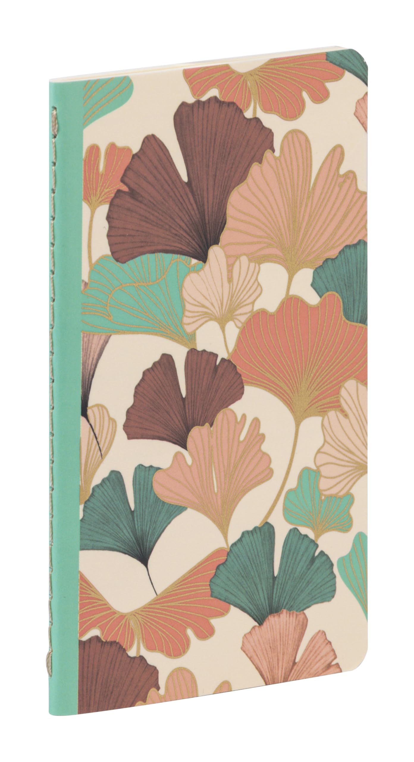 clairefontaine-ginkgo-mini-carnet-cousu-beige-7-5x12-cm-48-pages-unies image 1