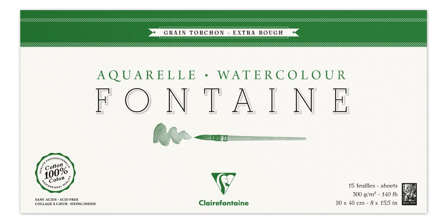 clairefontaine-fontaine-bloc-aquarelle-36x48-torchon-300g-coton image 6