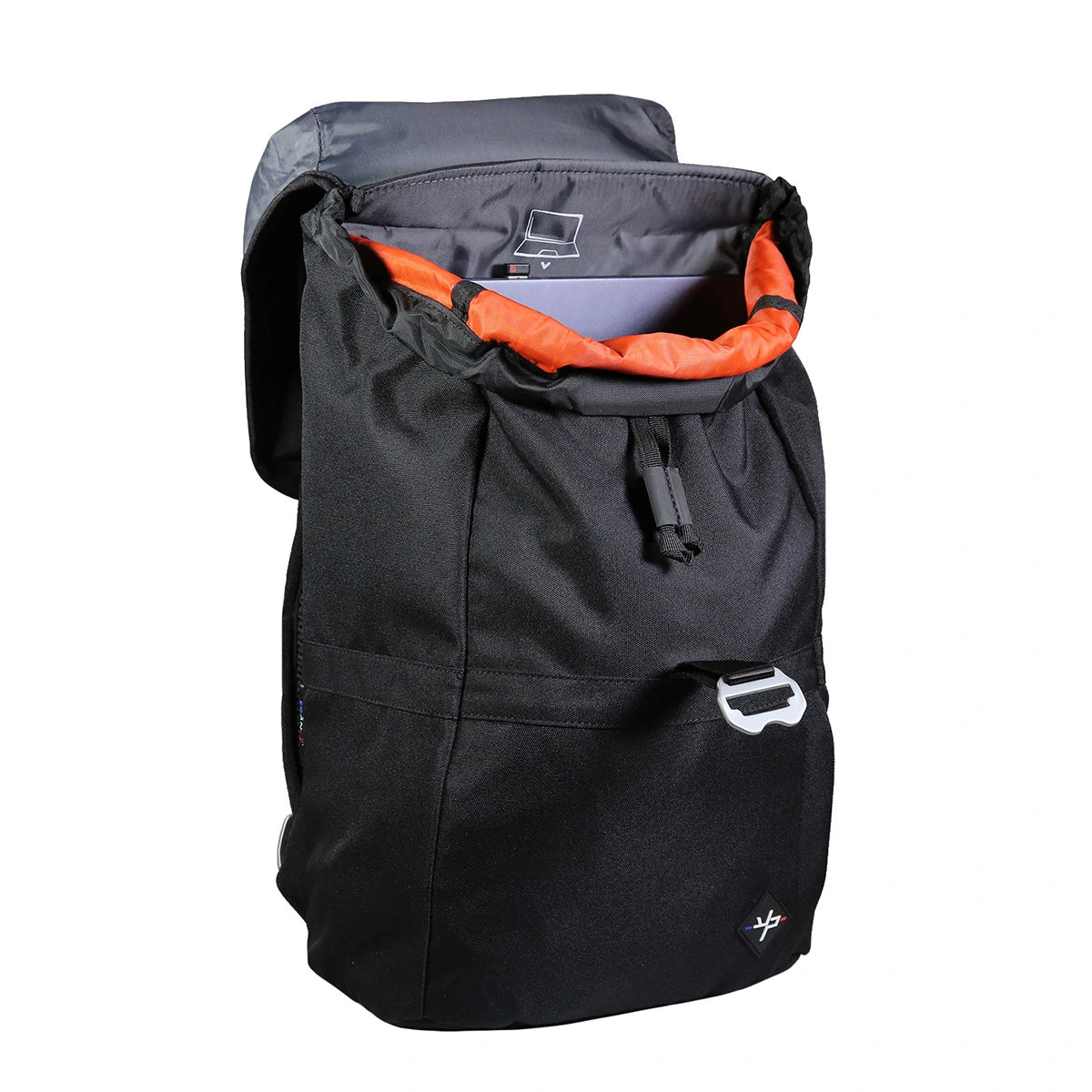 bodypack-typo-sac-dos-ordinateur-noir-usb-15-6 image 3