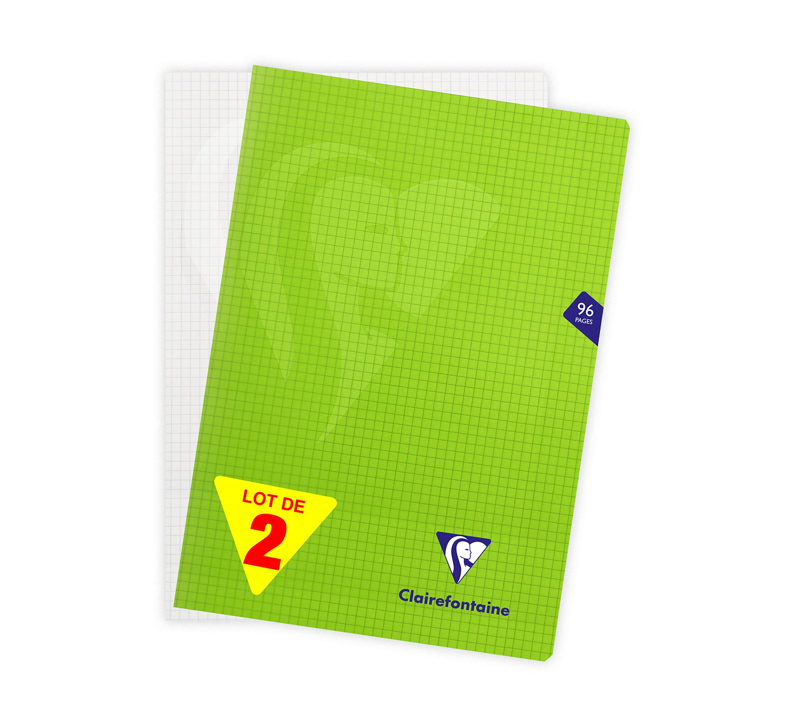 clairefontaine-lot-9-cahiers-24x32-48p-grands-carreaux-couleurs image 7