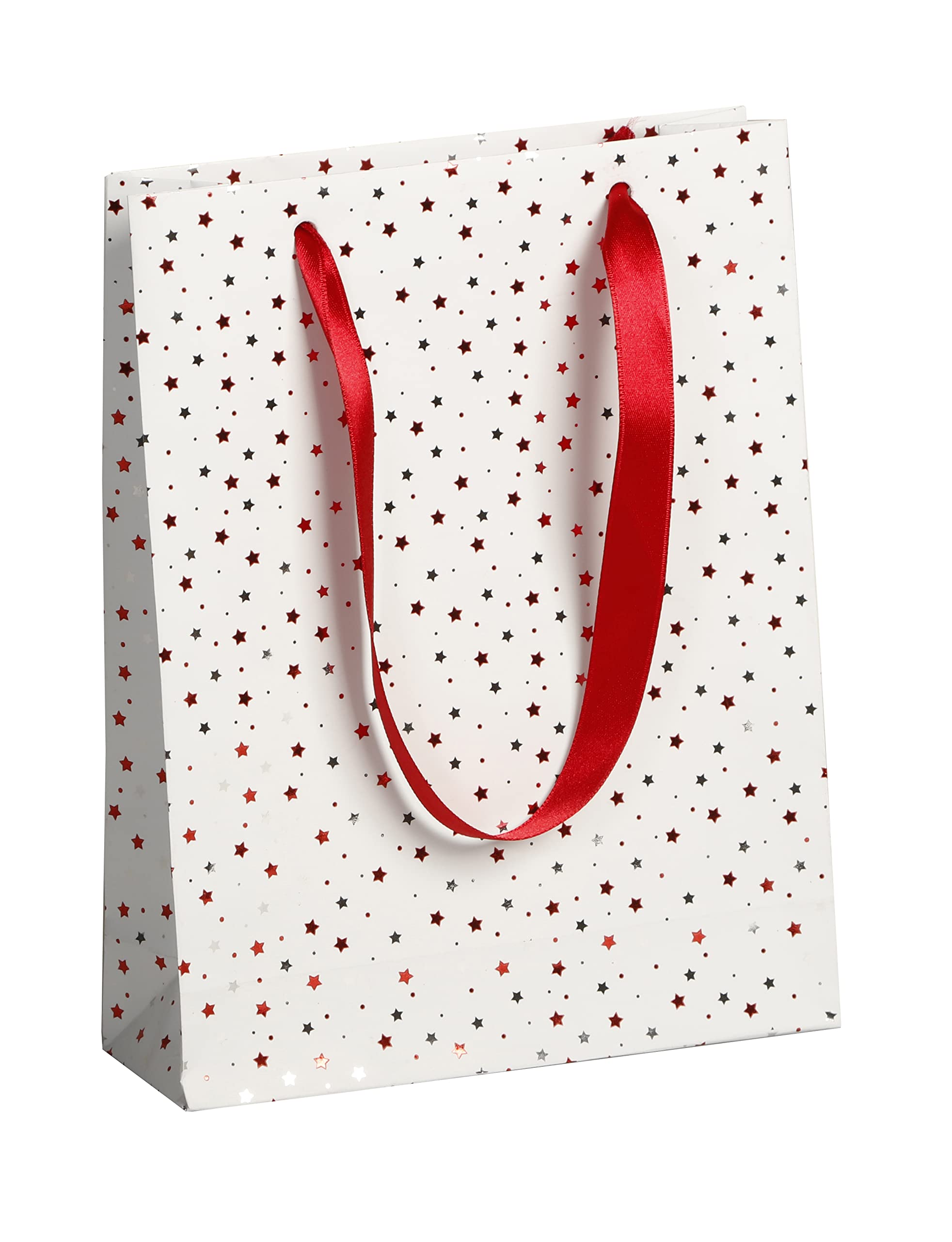 clairefontaine-tulip-sac-cadeau-kraft-26-5x14x33-cm-rouge-chevaux image 5